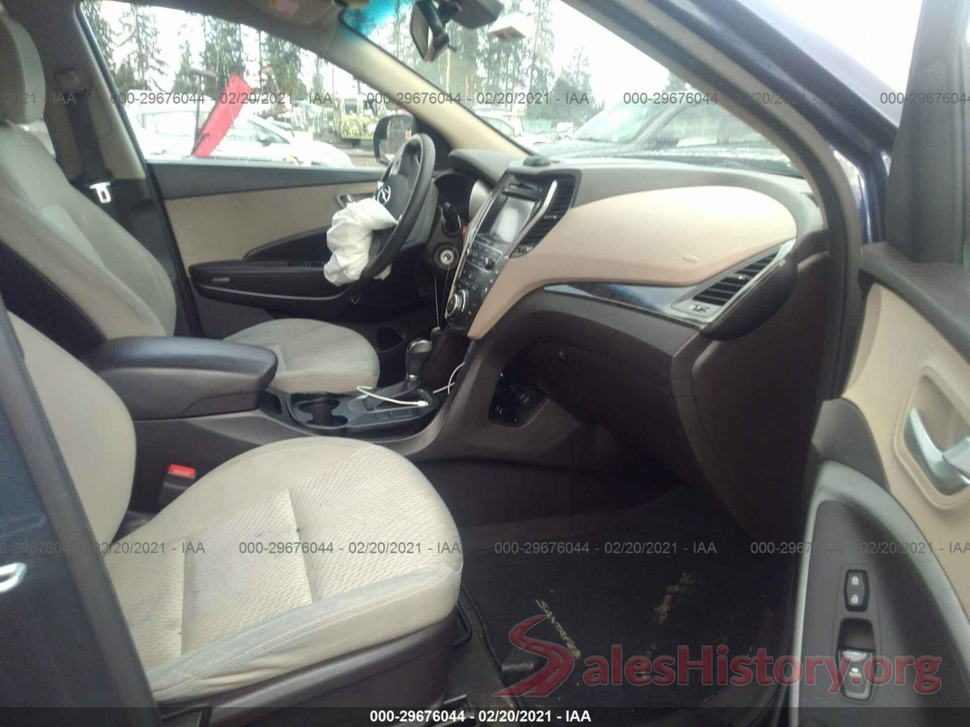 KM8SM4HF8HU175562 2017 HYUNDAI SANTA FE