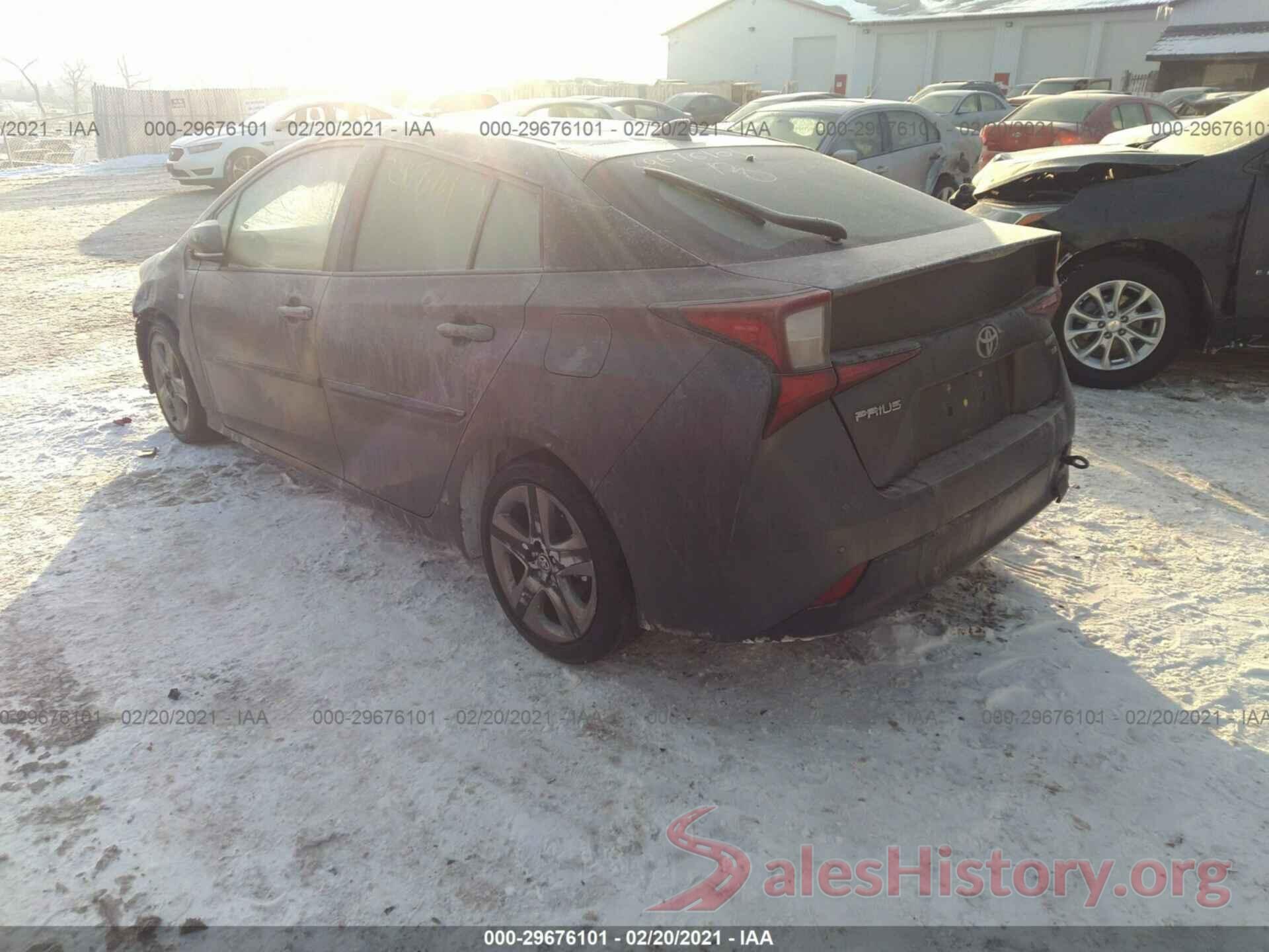 JTDKARFU1K3098896 2019 TOYOTA PRIUS