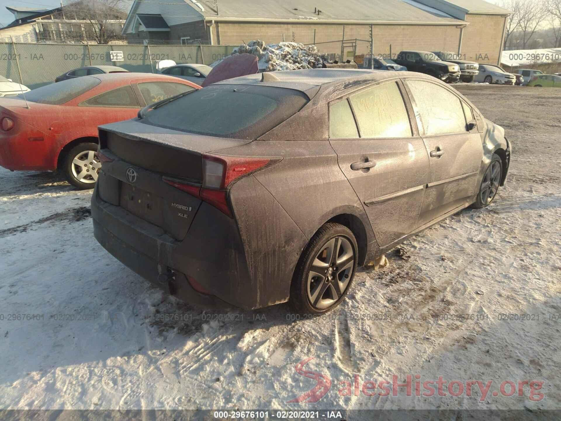 JTDKARFU1K3098896 2019 TOYOTA PRIUS