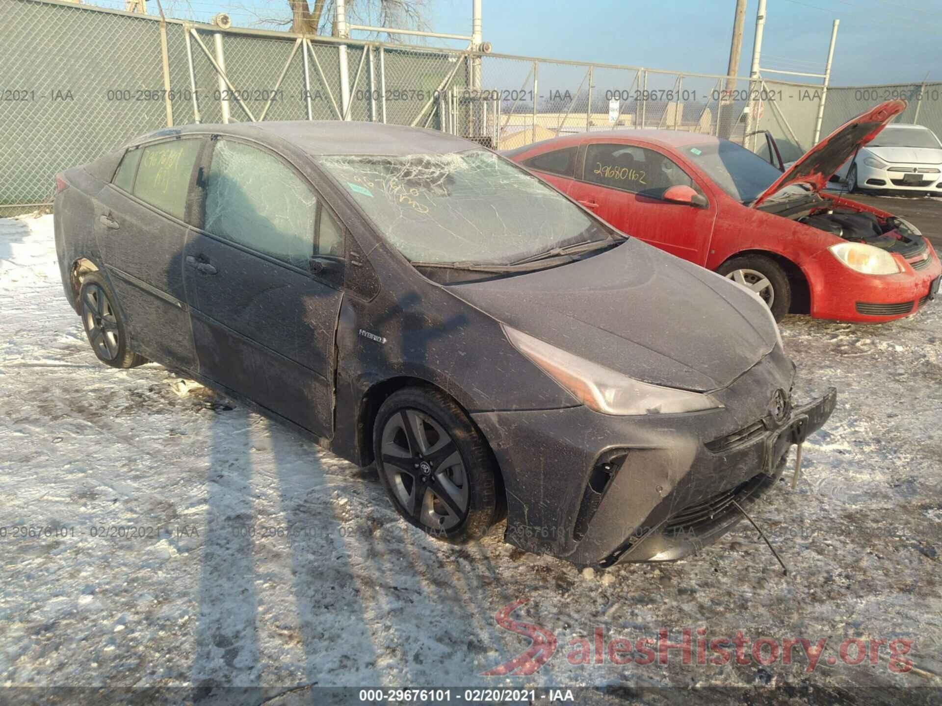 JTDKARFU1K3098896 2019 TOYOTA PRIUS