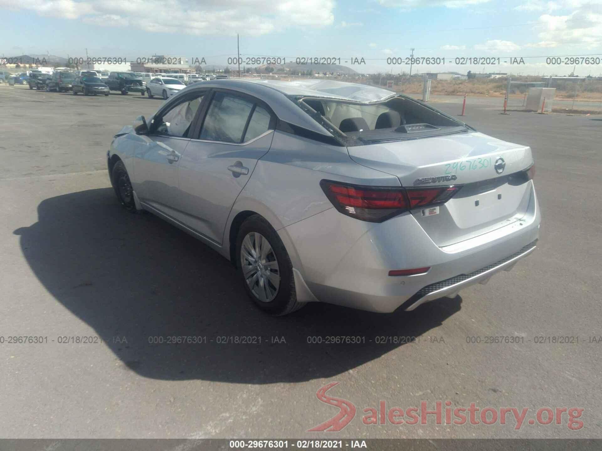 3N1AB8BV9LY295246 2020 NISSAN SENTRA