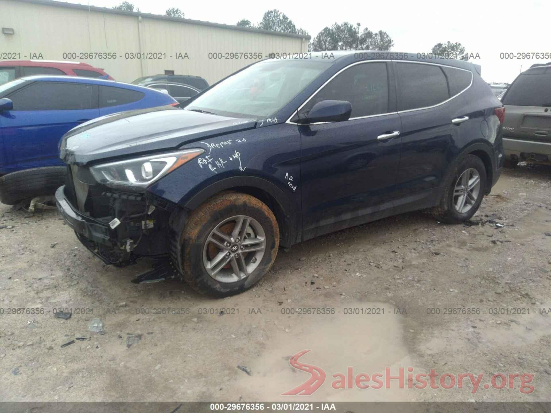 5XYZT3LBXHG494726 2017 HYUNDAI SANTA FE SPORT