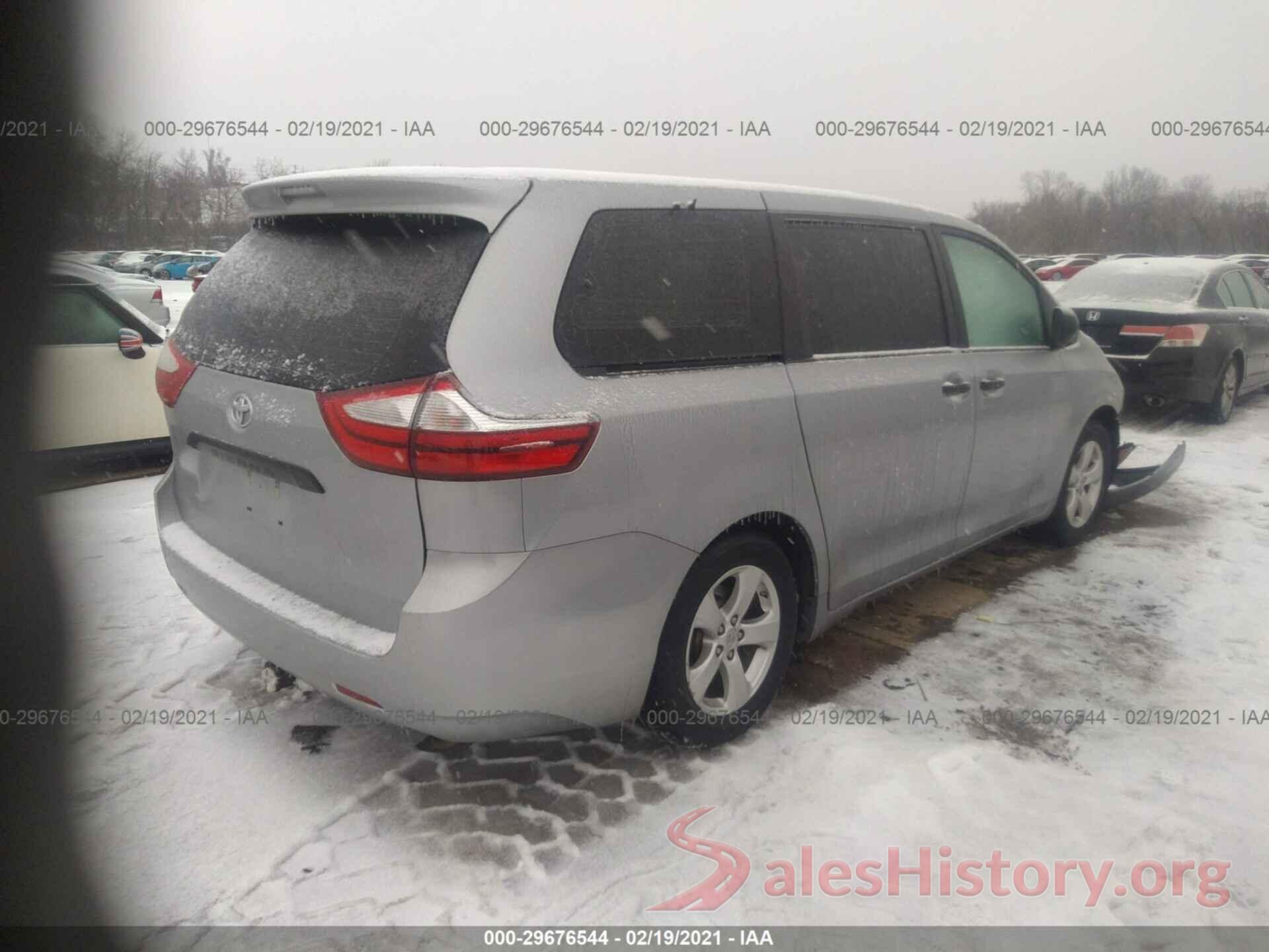 5TDZK3DC1GS724164 2016 TOYOTA SIENNA