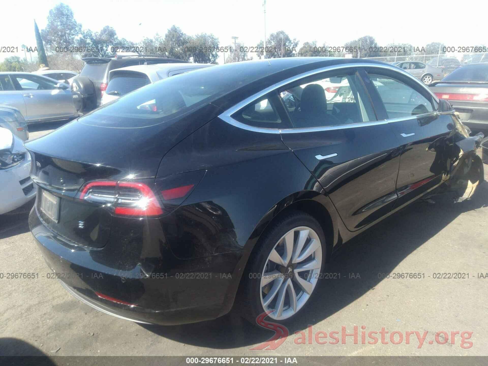 5YJ3E1EAXKF412551 2019 TESLA MODEL 3