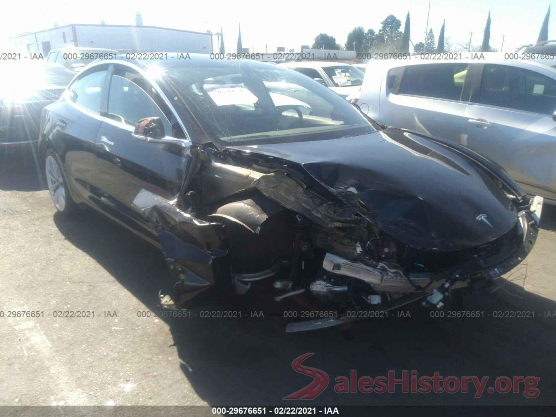 5YJ3E1EAXKF412551 2019 TESLA MODEL 3