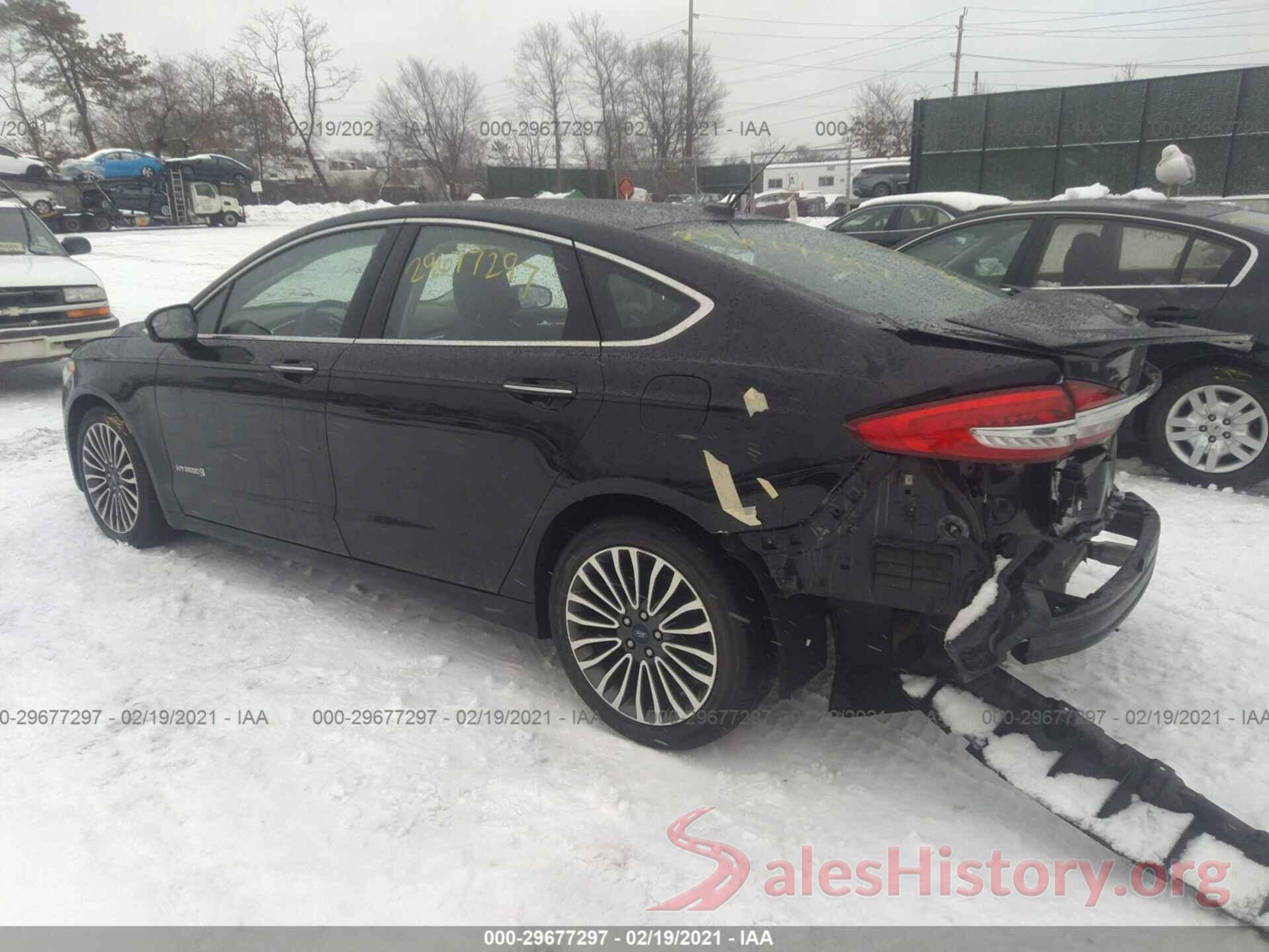 3FA6P0RU3JR206416 2018 FORD FUSION HYBRID