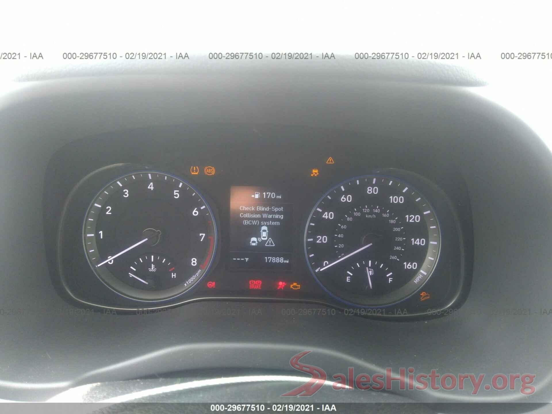 KM8K22AA0JU164280 2018 HYUNDAI KONA