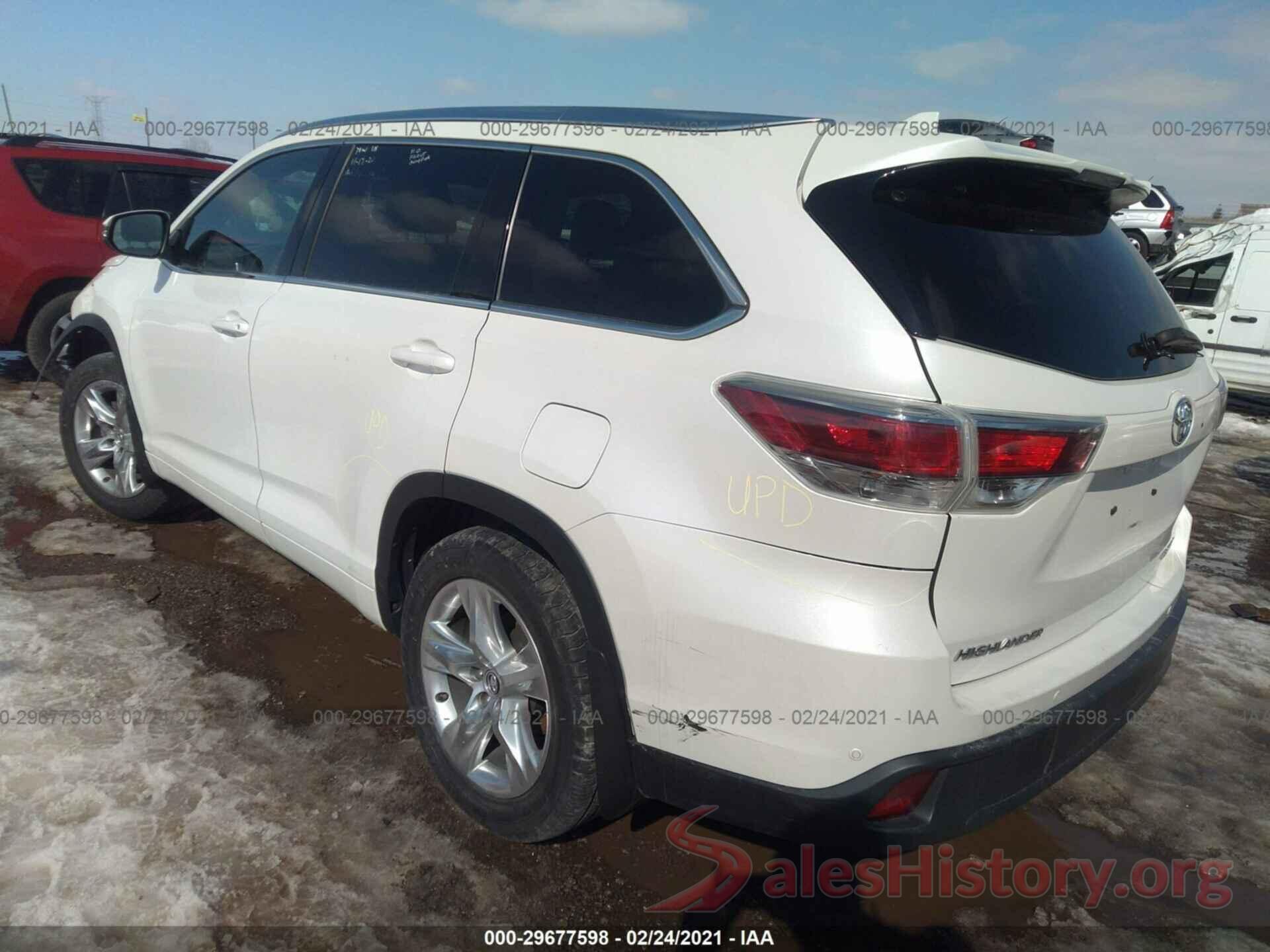 5TDDKRFH3GS251681 2016 TOYOTA HIGHLANDER