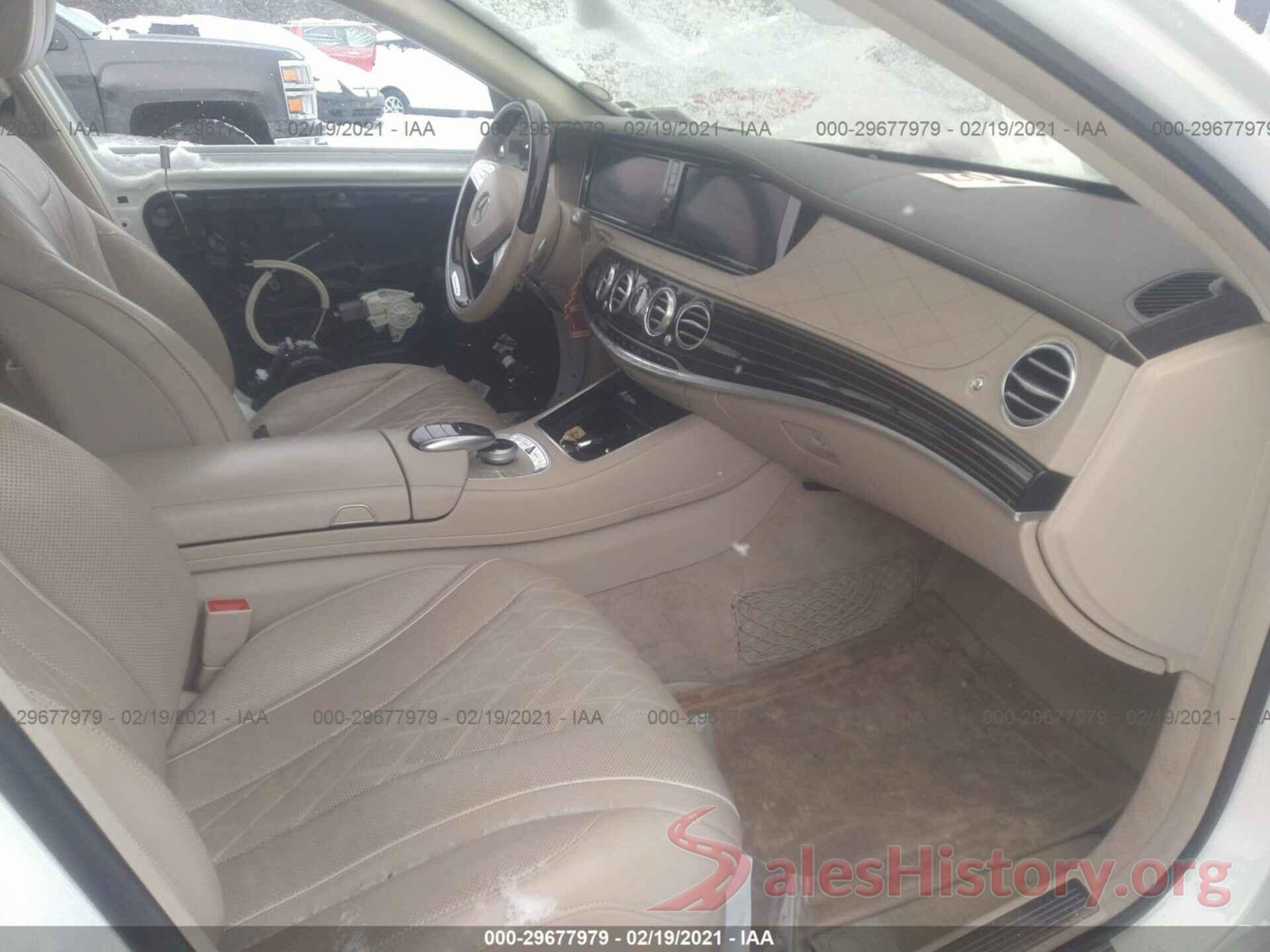 WDDUG8FB5GA275636 2016 MERCEDES-BENZ S-CLASS