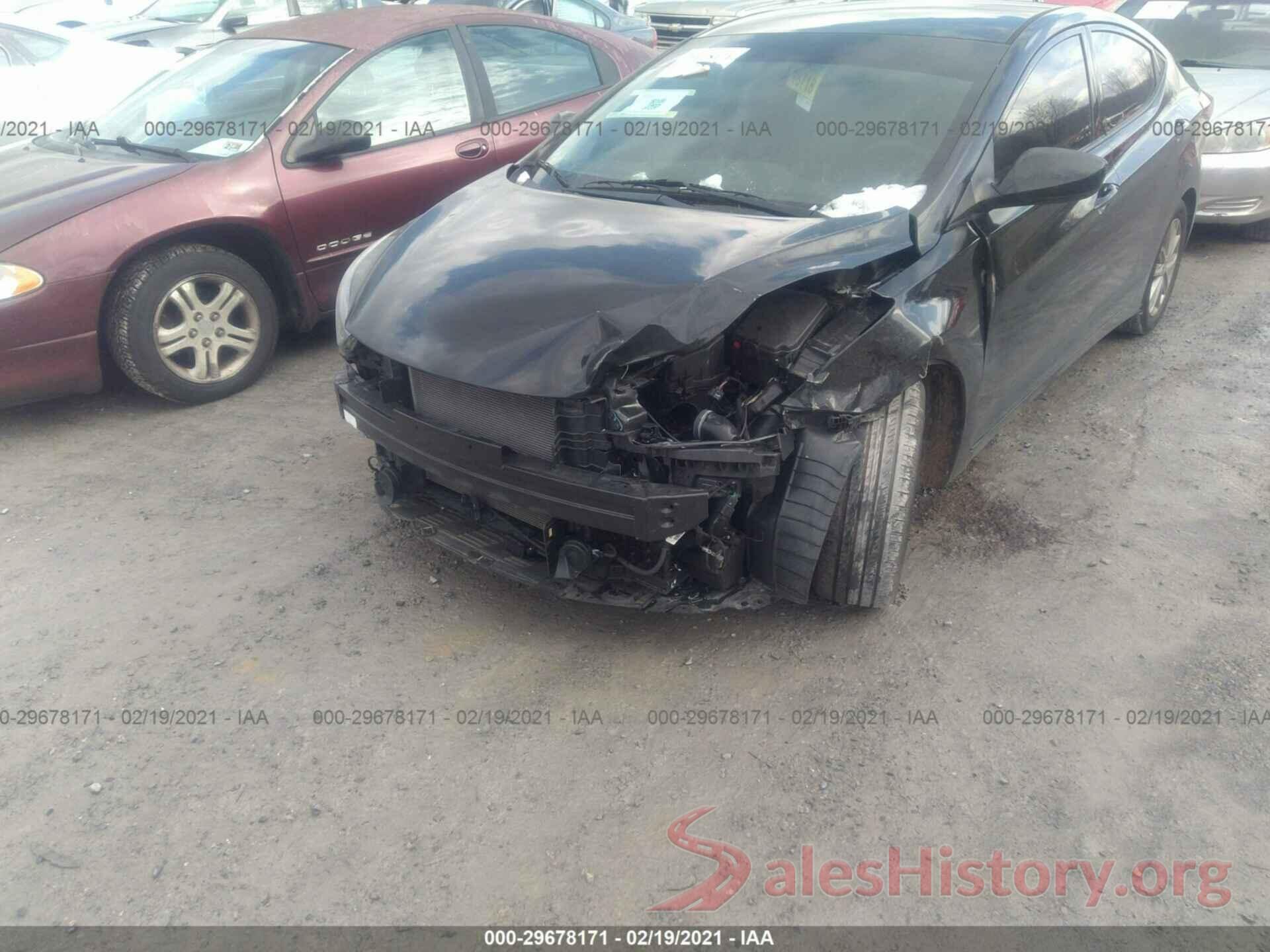 5NPDH4AE0GH771051 2016 HYUNDAI ELANTRA