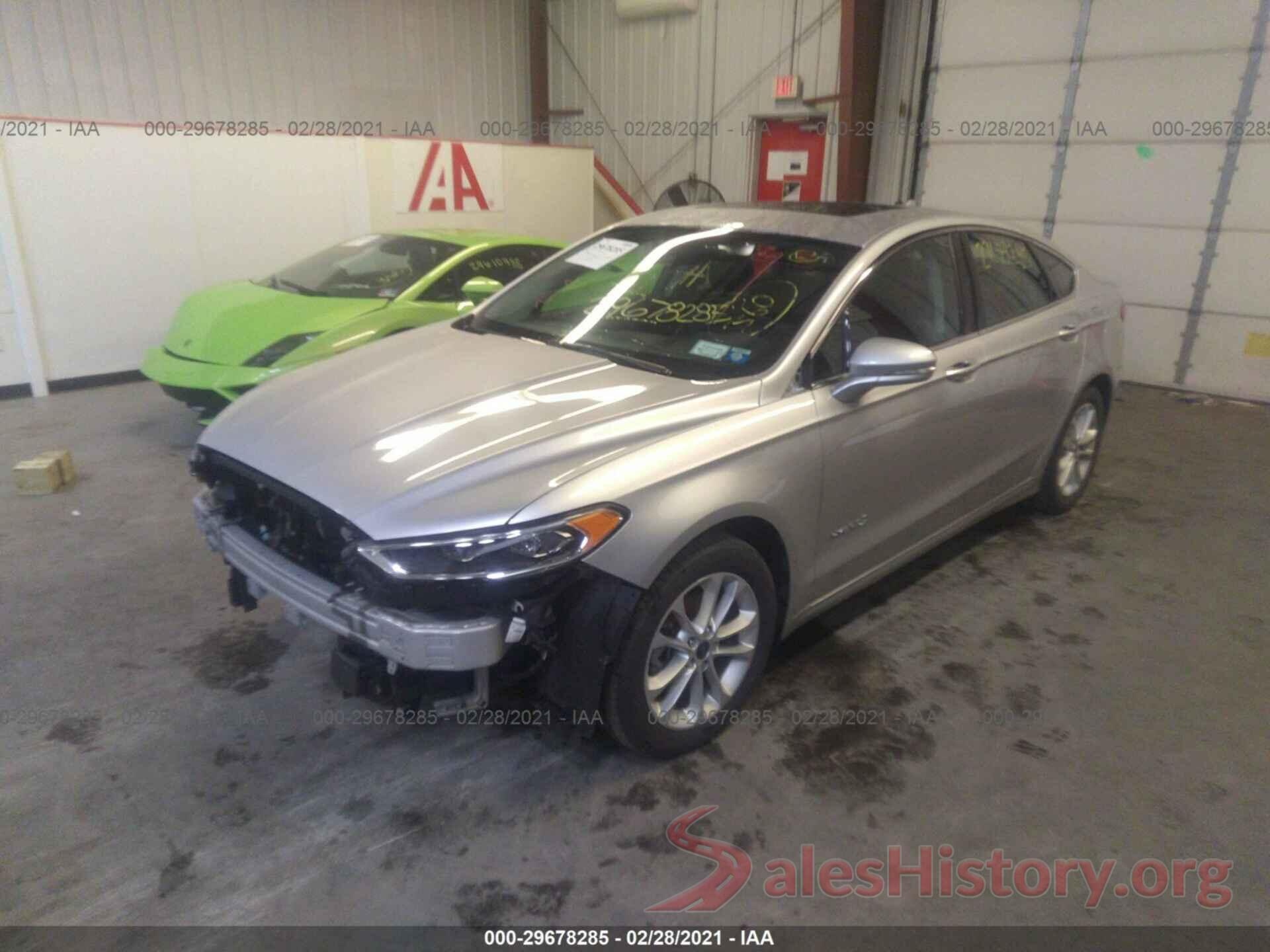 3FA6P0MU5KR157535 2019 FORD FUSION HYBRID