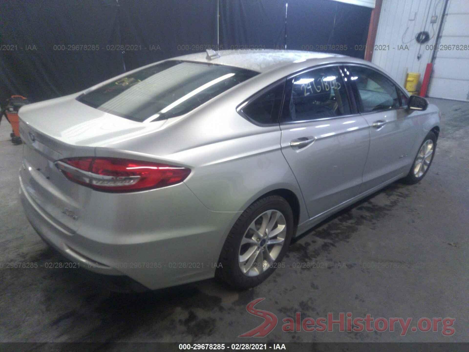 3FA6P0MU5KR157535 2019 FORD FUSION HYBRID