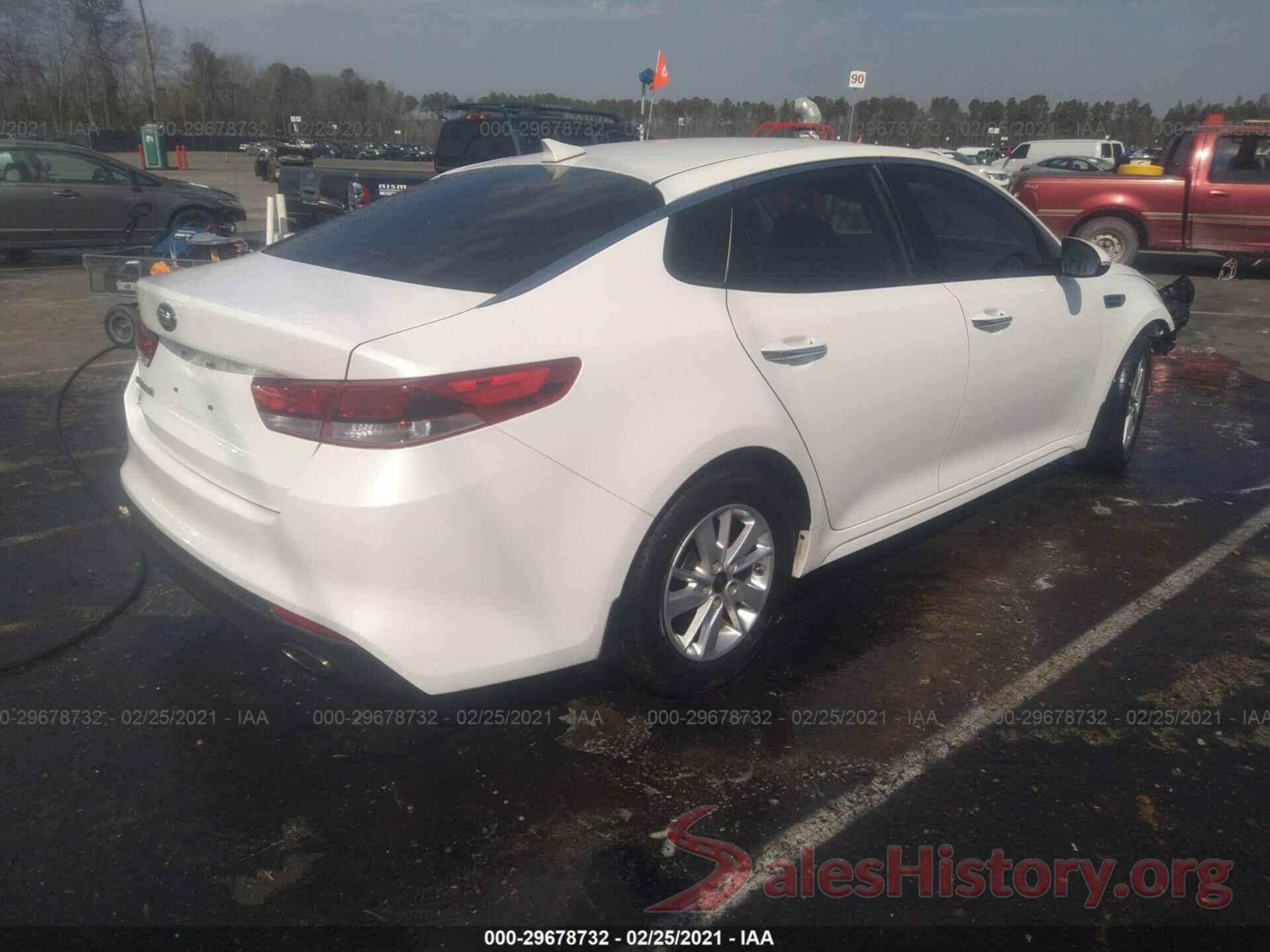 KNAGT4L38G5107164 2016 KIA OPTIMA