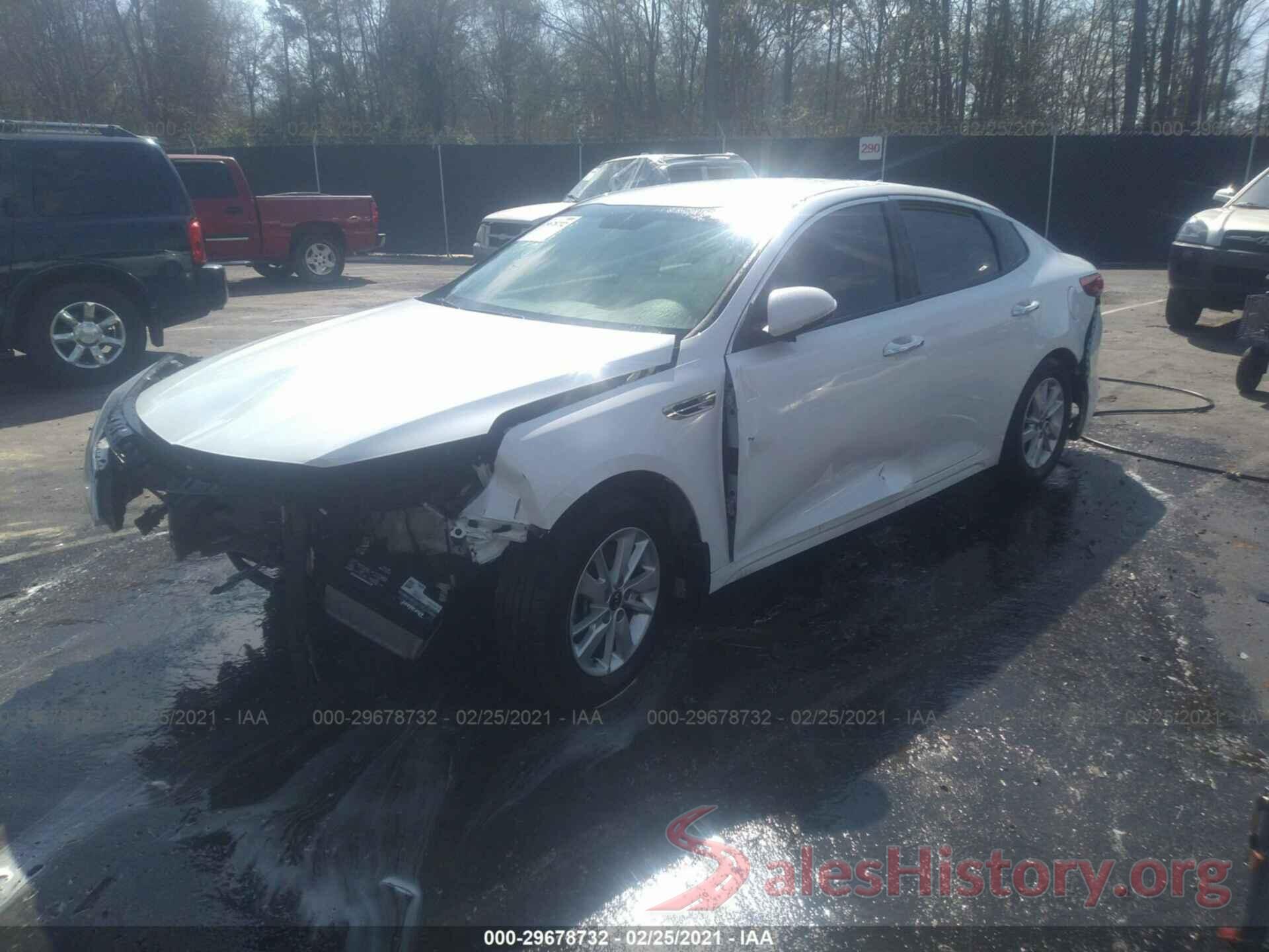 KNAGT4L38G5107164 2016 KIA OPTIMA