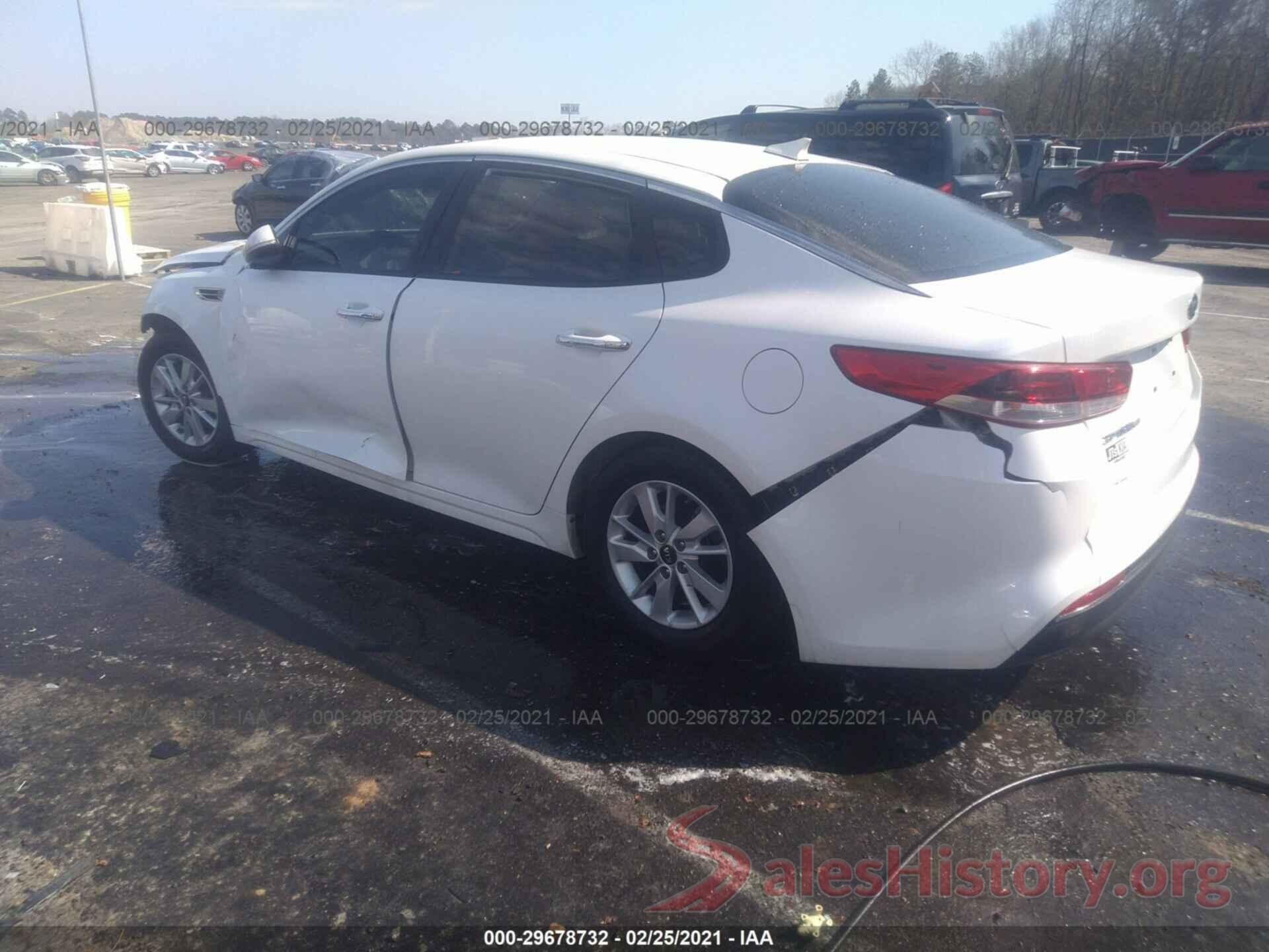 KNAGT4L38G5107164 2016 KIA OPTIMA