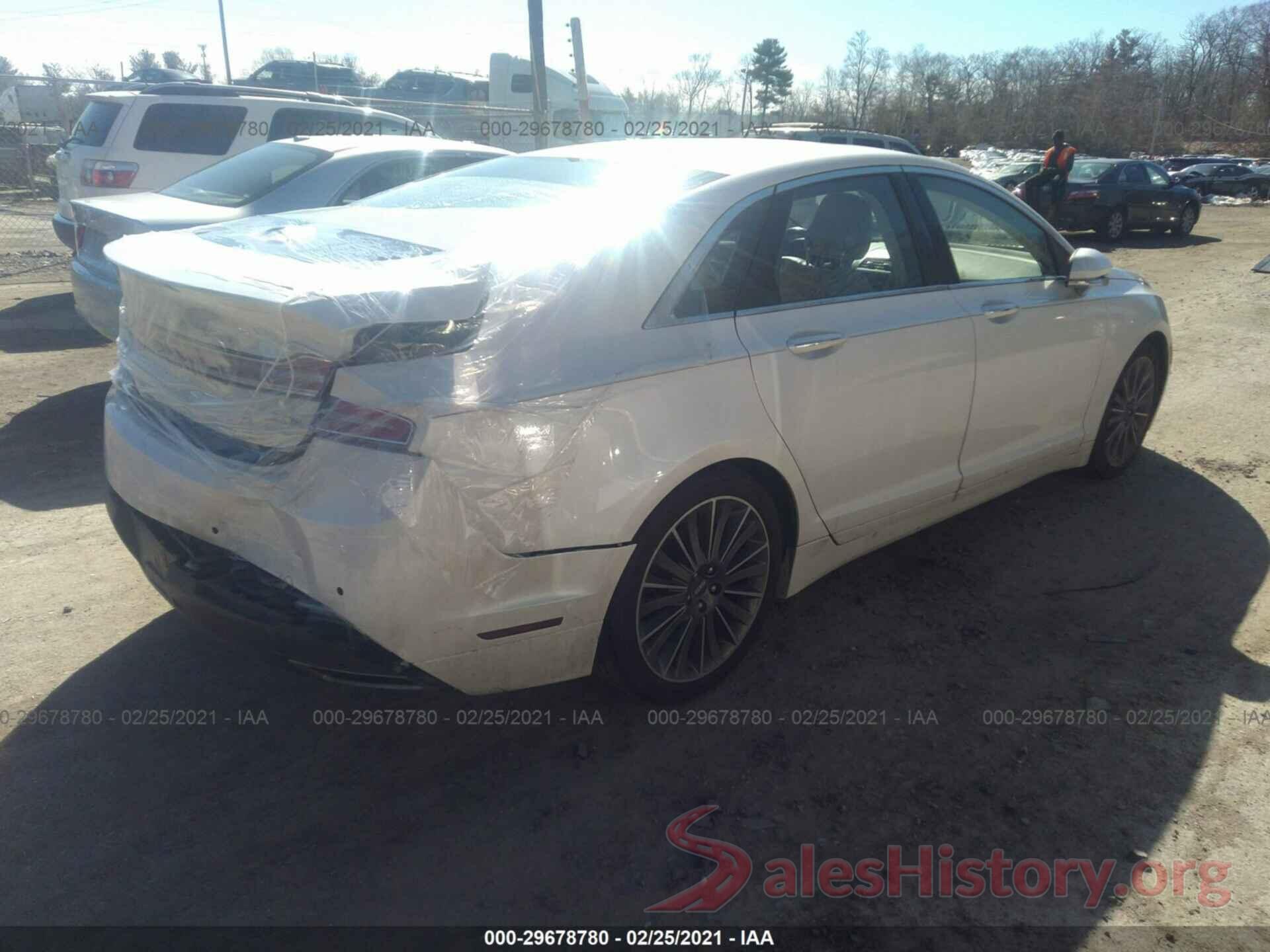 3LN6L2LU1GR622074 2016 LINCOLN MKZ