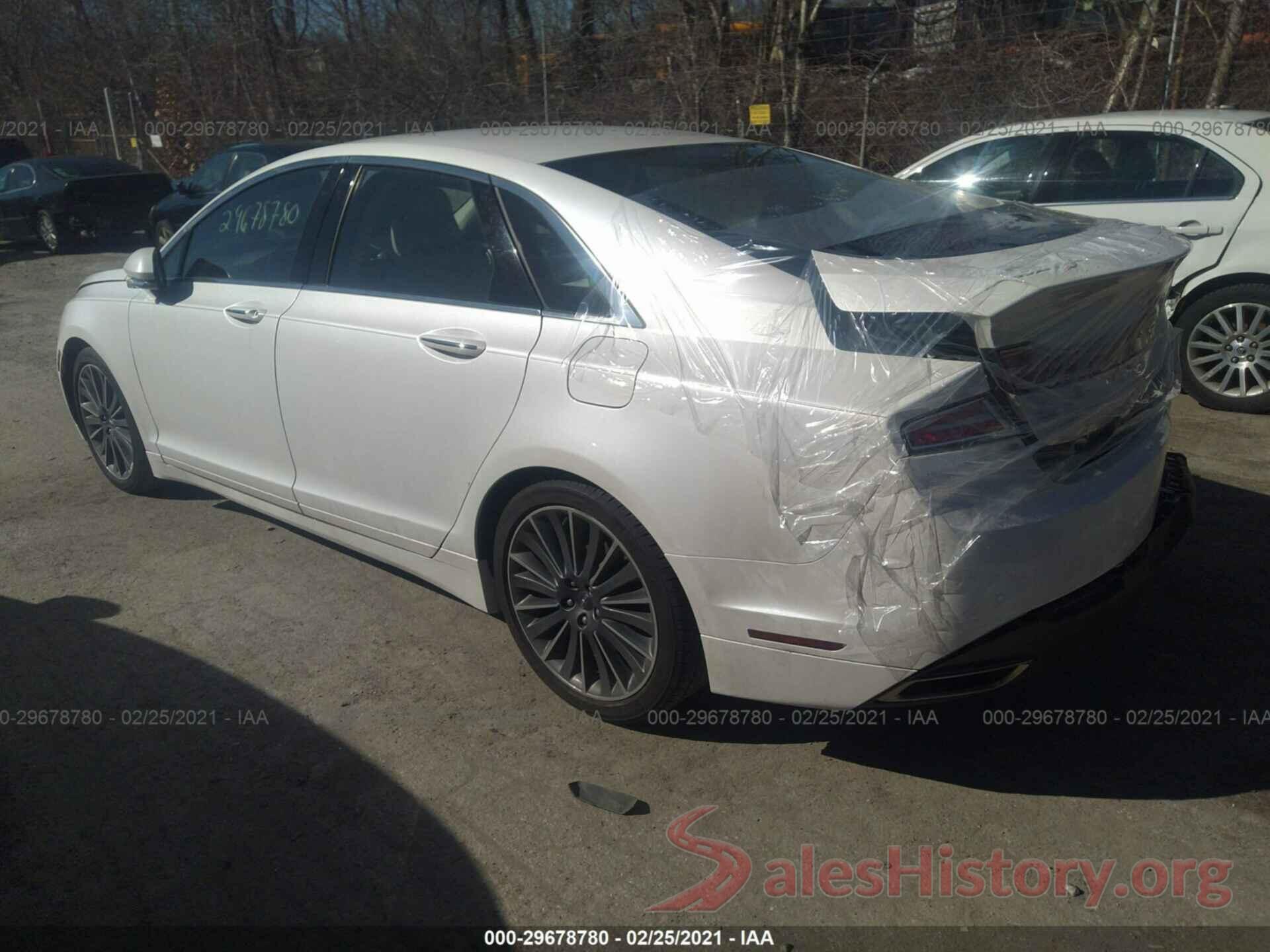 3LN6L2LU1GR622074 2016 LINCOLN MKZ