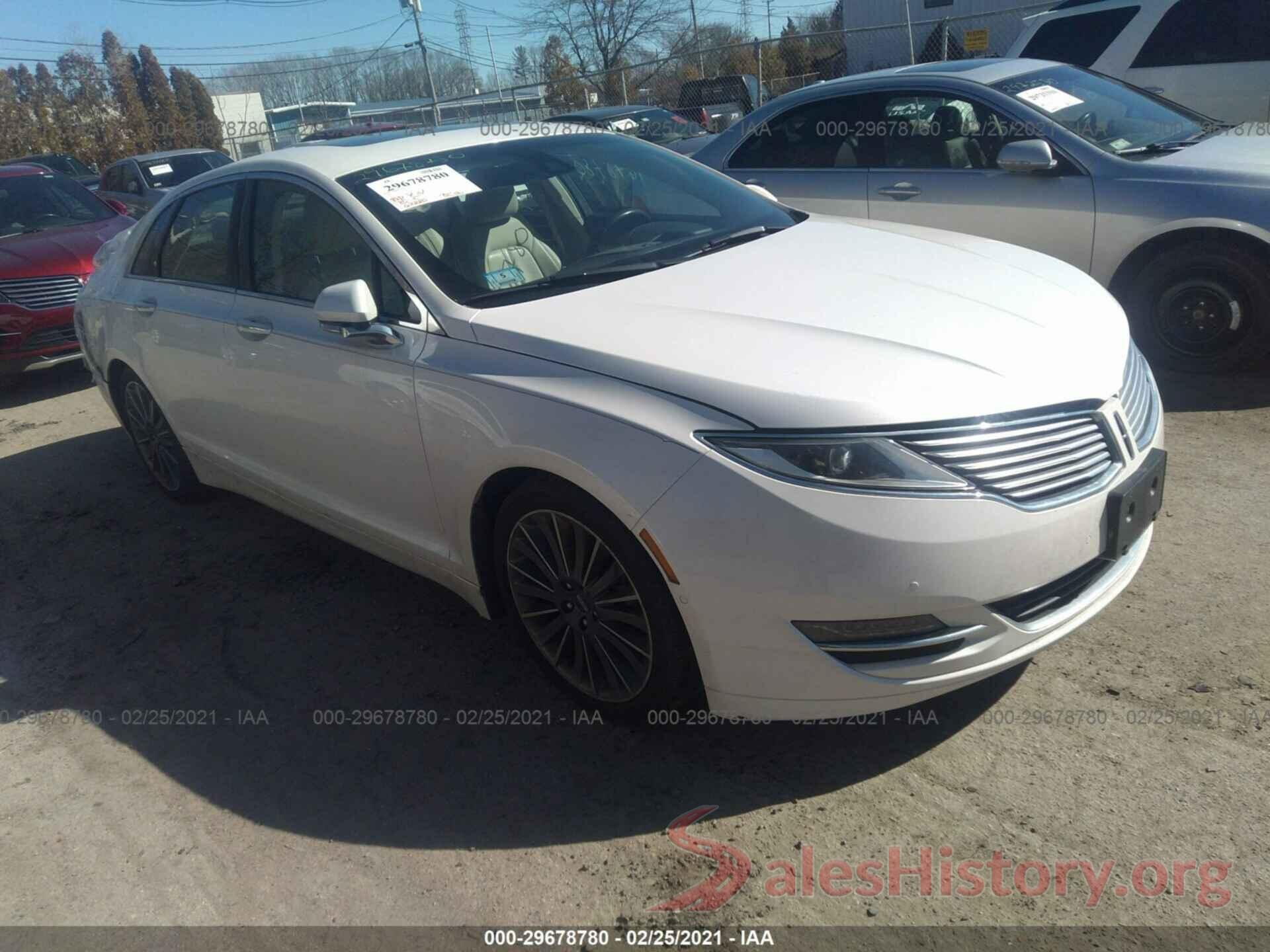 3LN6L2LU1GR622074 2016 LINCOLN MKZ