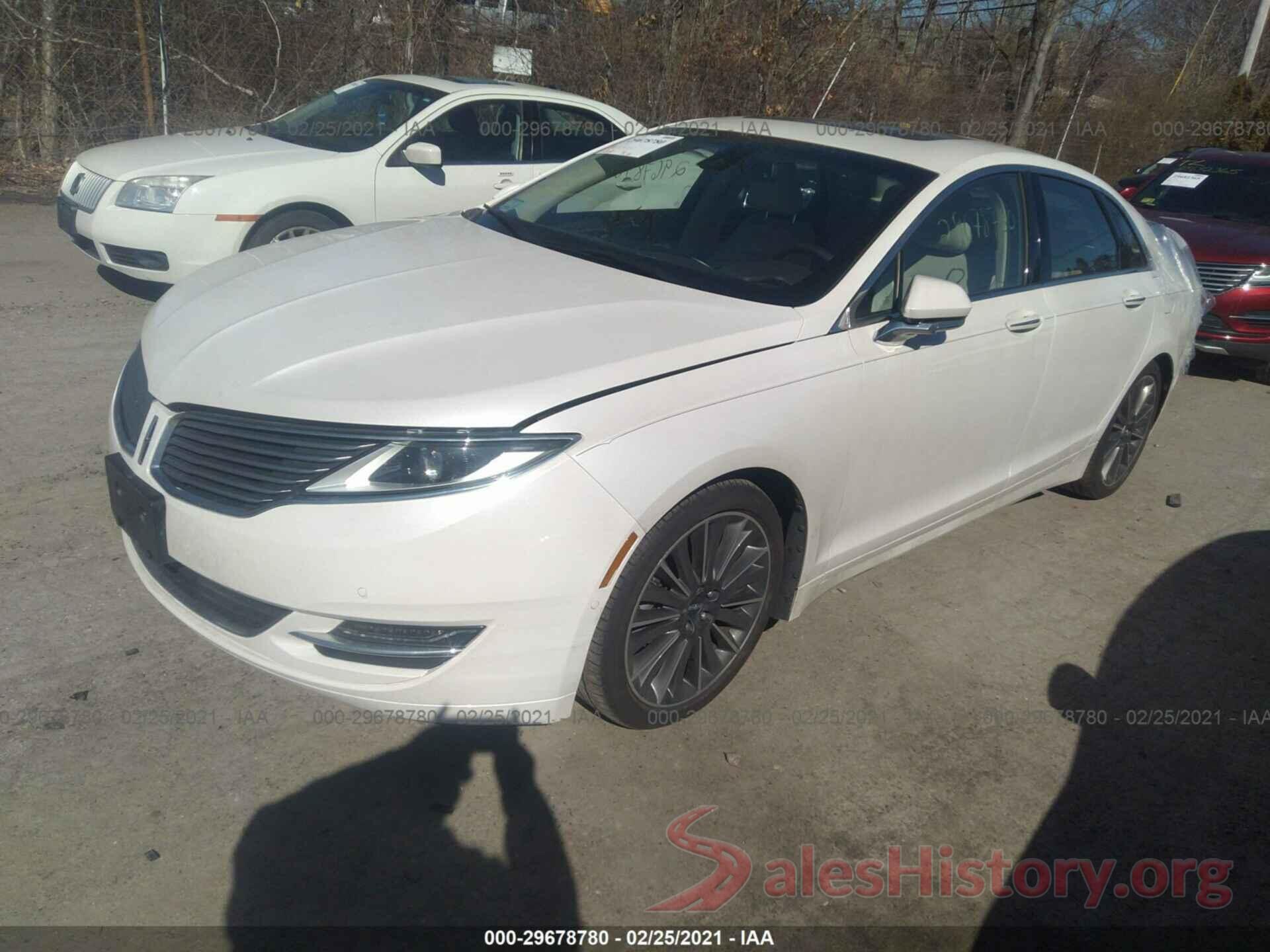 3LN6L2LU1GR622074 2016 LINCOLN MKZ