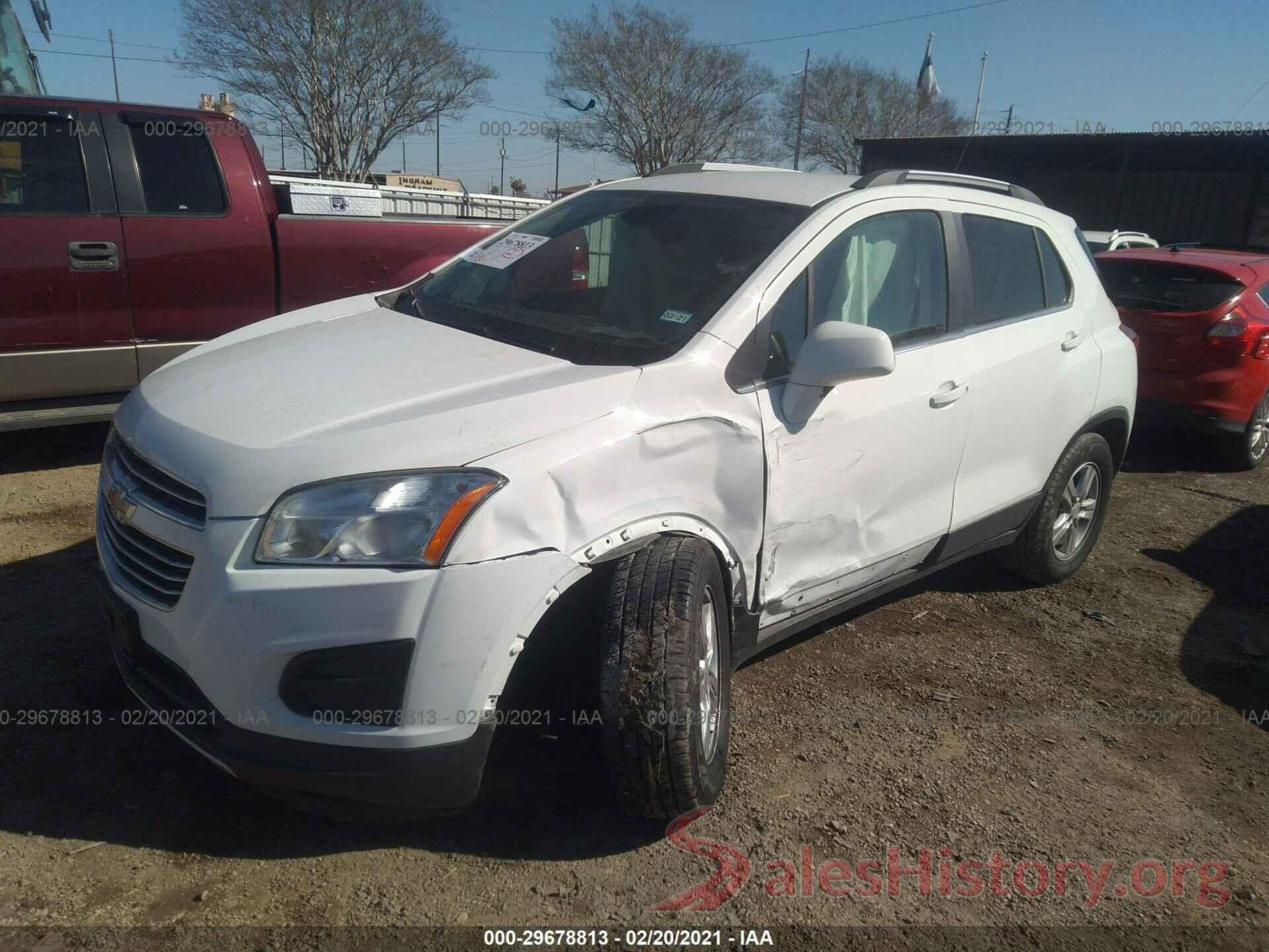 3GNCJLSBXGL202729 2016 CHEVROLET TRAX