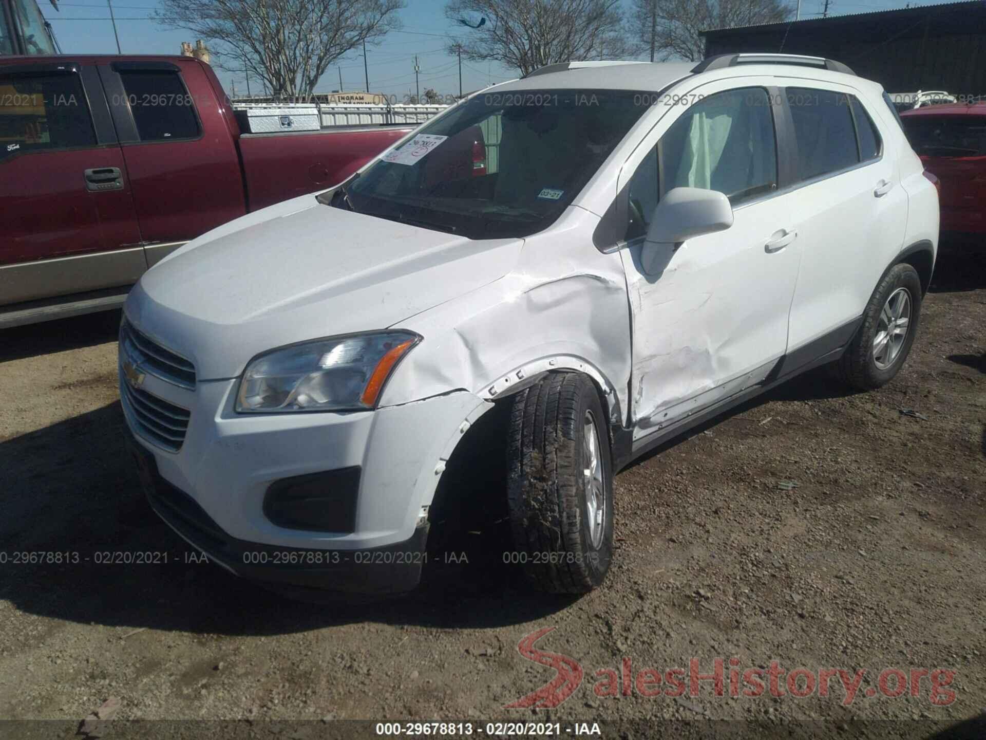 3GNCJLSBXGL202729 2016 CHEVROLET TRAX