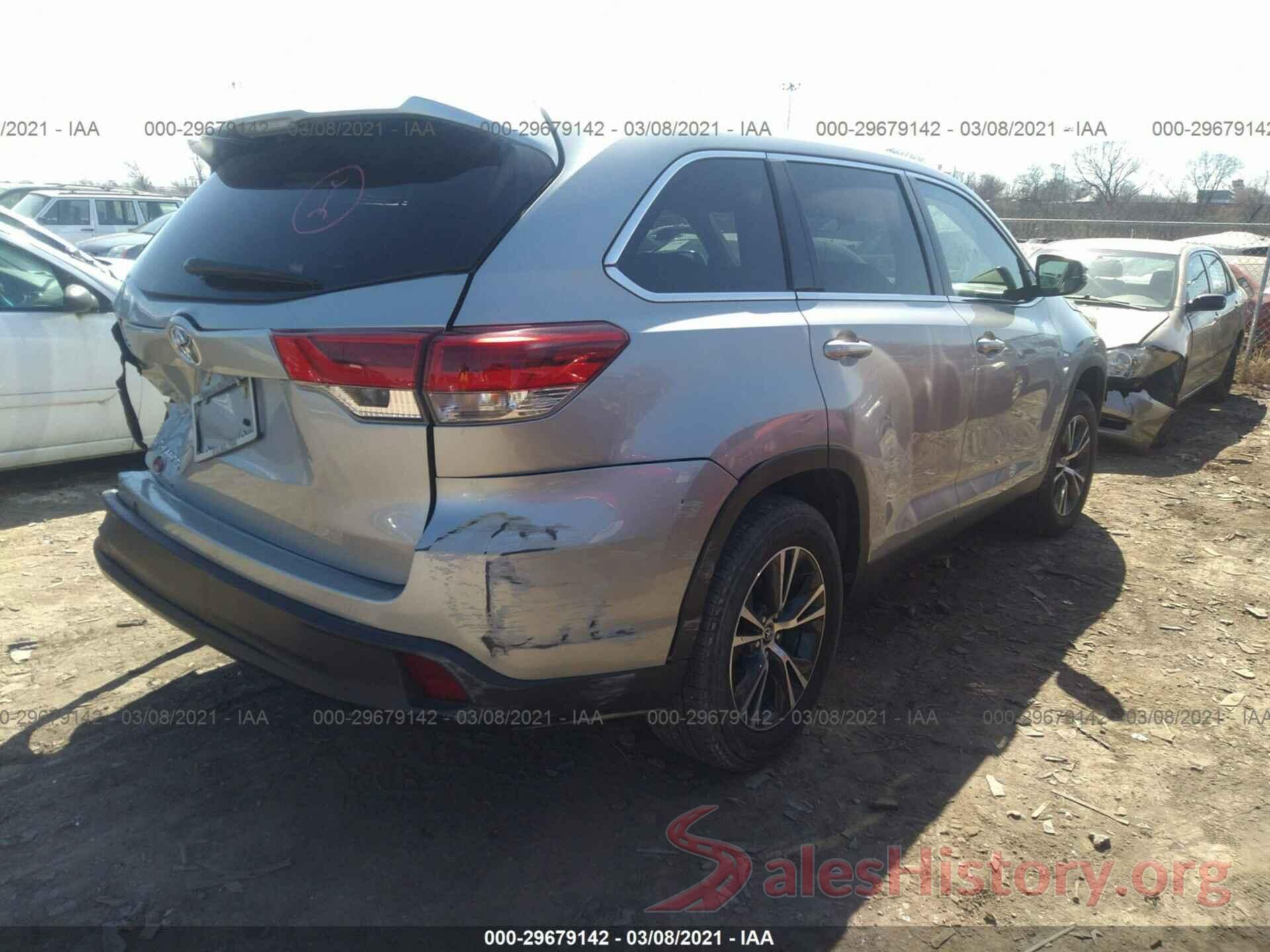 5TDZARFH9KS048795 2019 TOYOTA HIGHLANDER