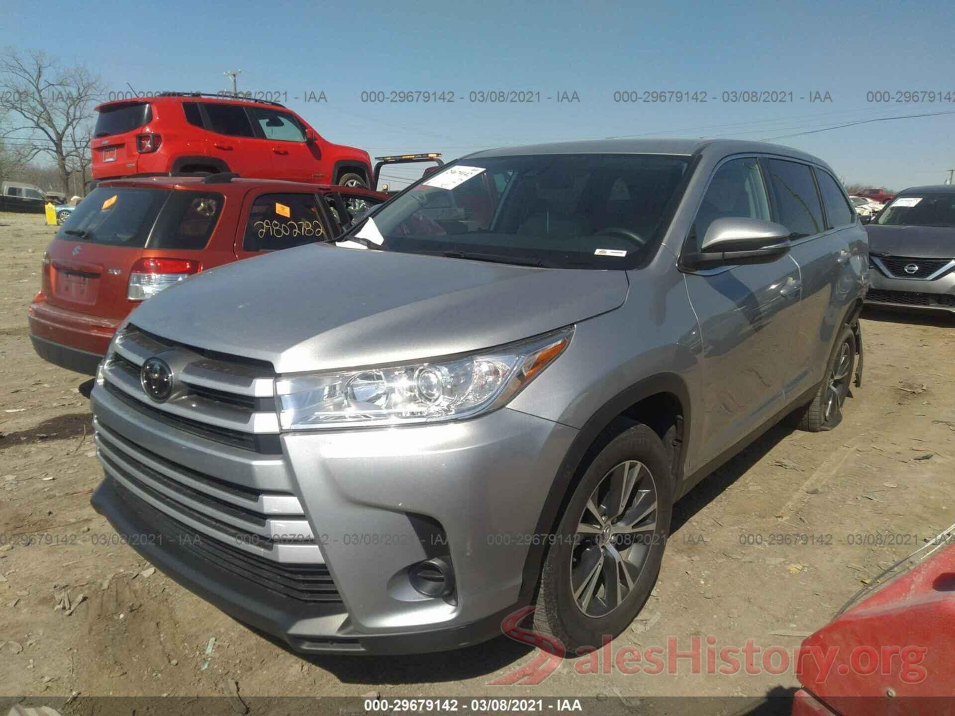 5TDZARFH9KS048795 2019 TOYOTA HIGHLANDER