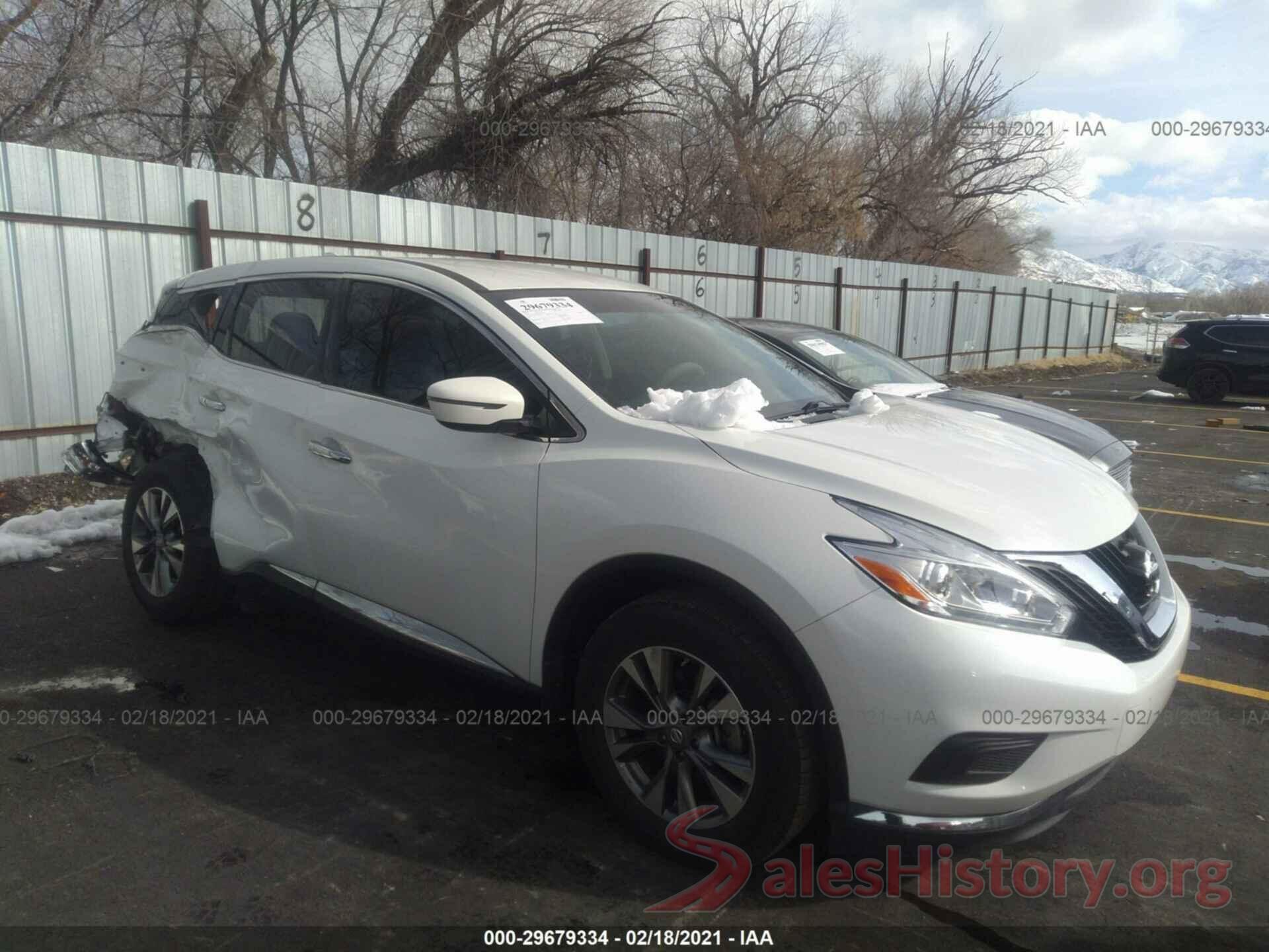 5N1AZ2MH6HN154695 2017 NISSAN MURANO