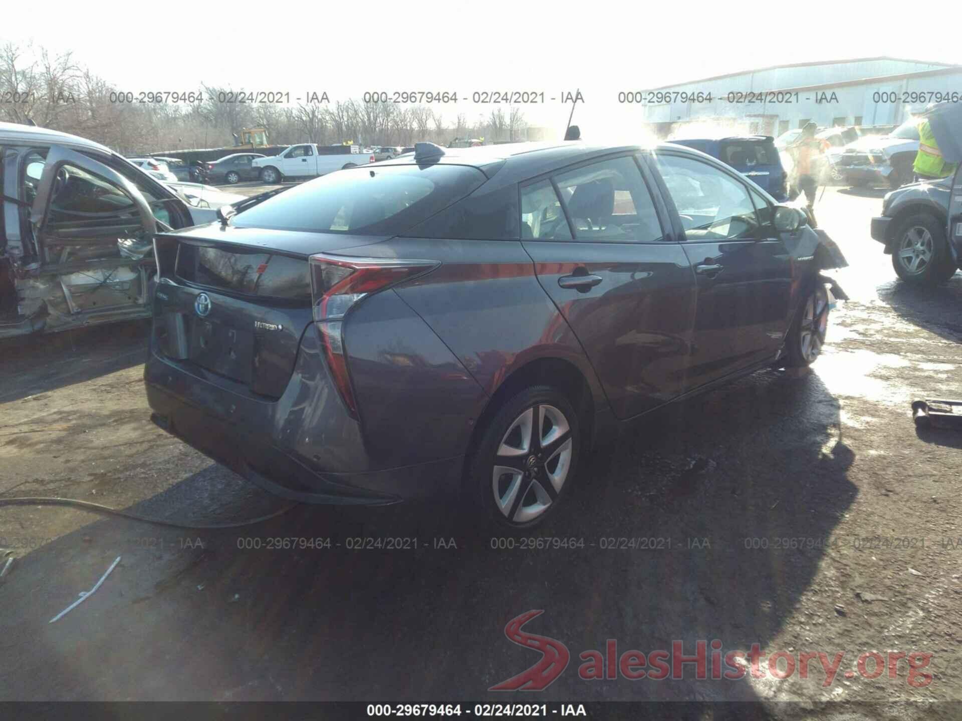 JTDKARFU3G3506256 2016 TOYOTA PRIUS