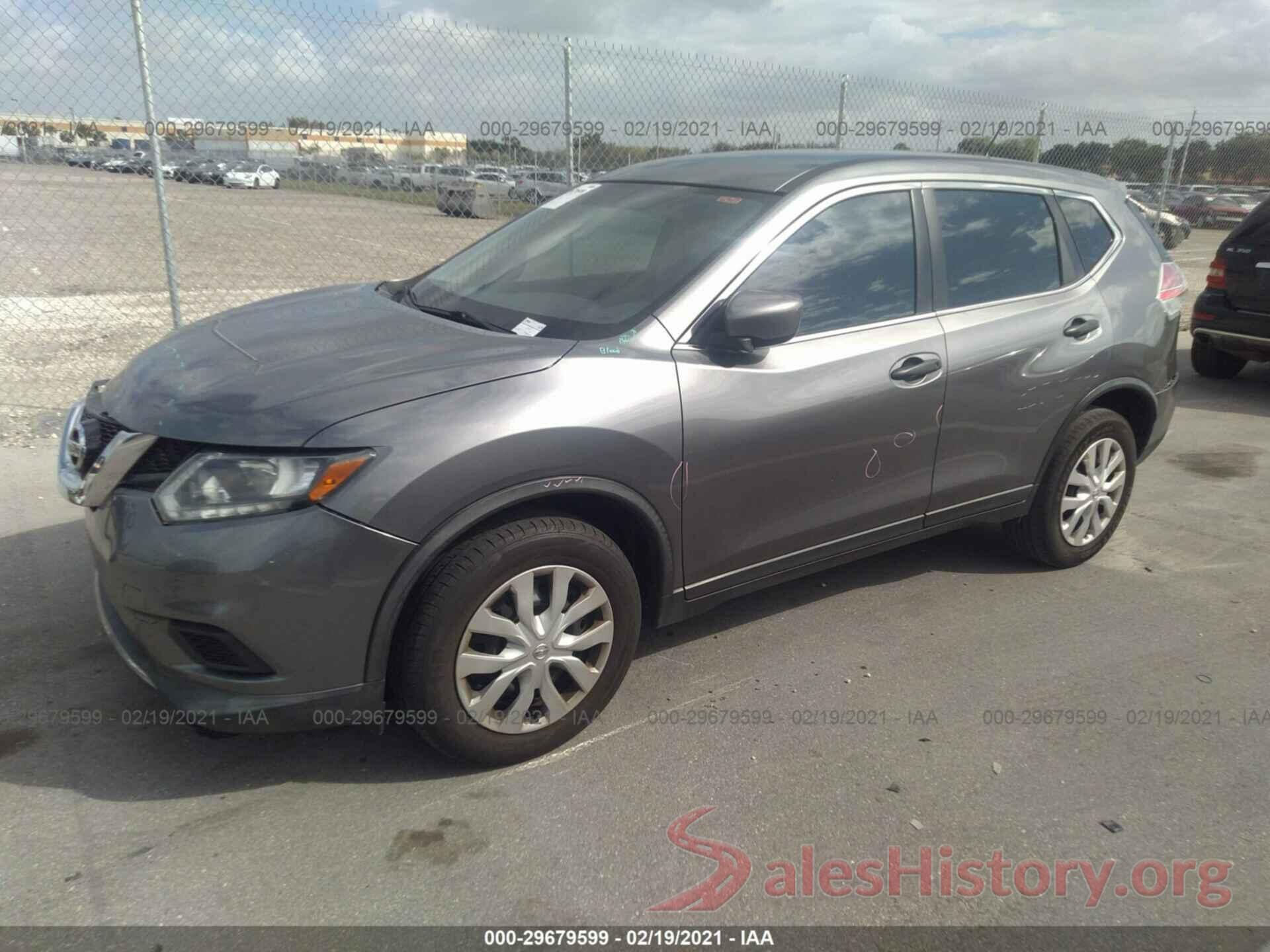 KNMAT2MT4GP701847 2016 NISSAN ROGUE