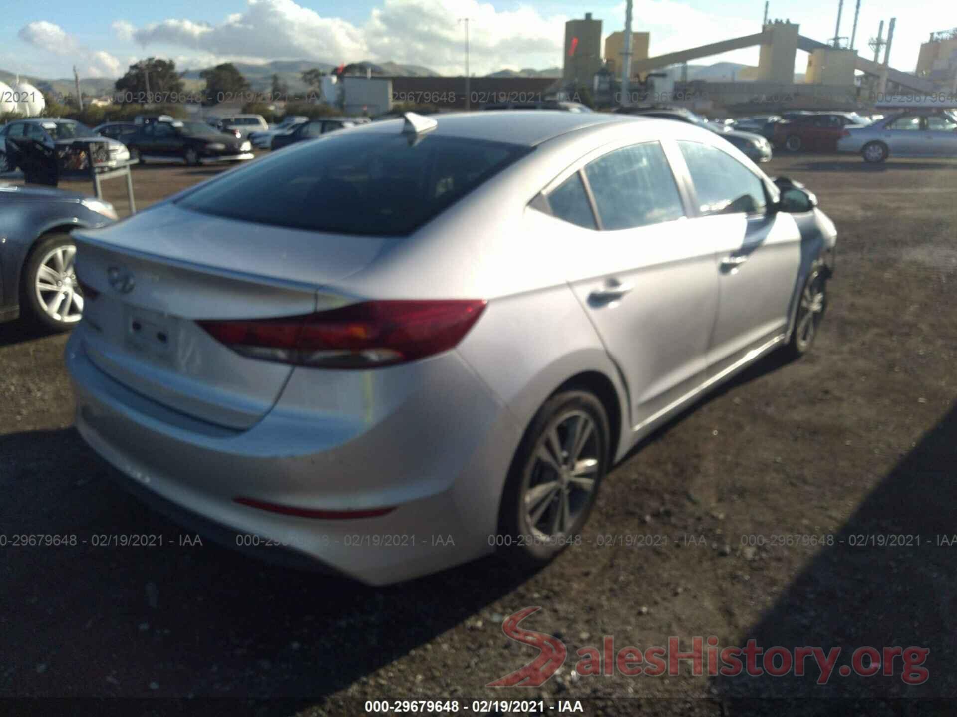 5NPD84LF0JH267208 2018 HYUNDAI ELANTRA