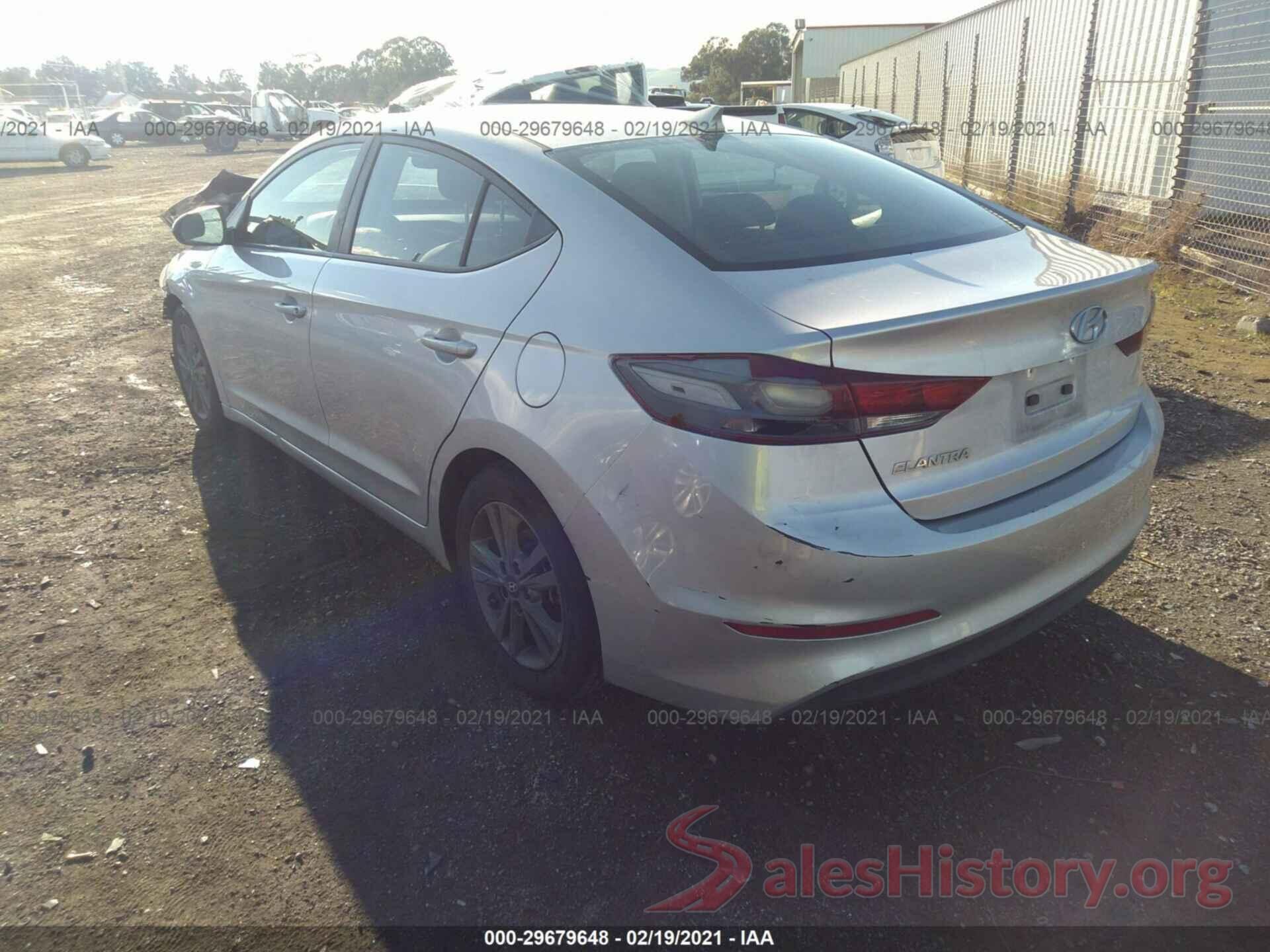 5NPD84LF0JH267208 2018 HYUNDAI ELANTRA