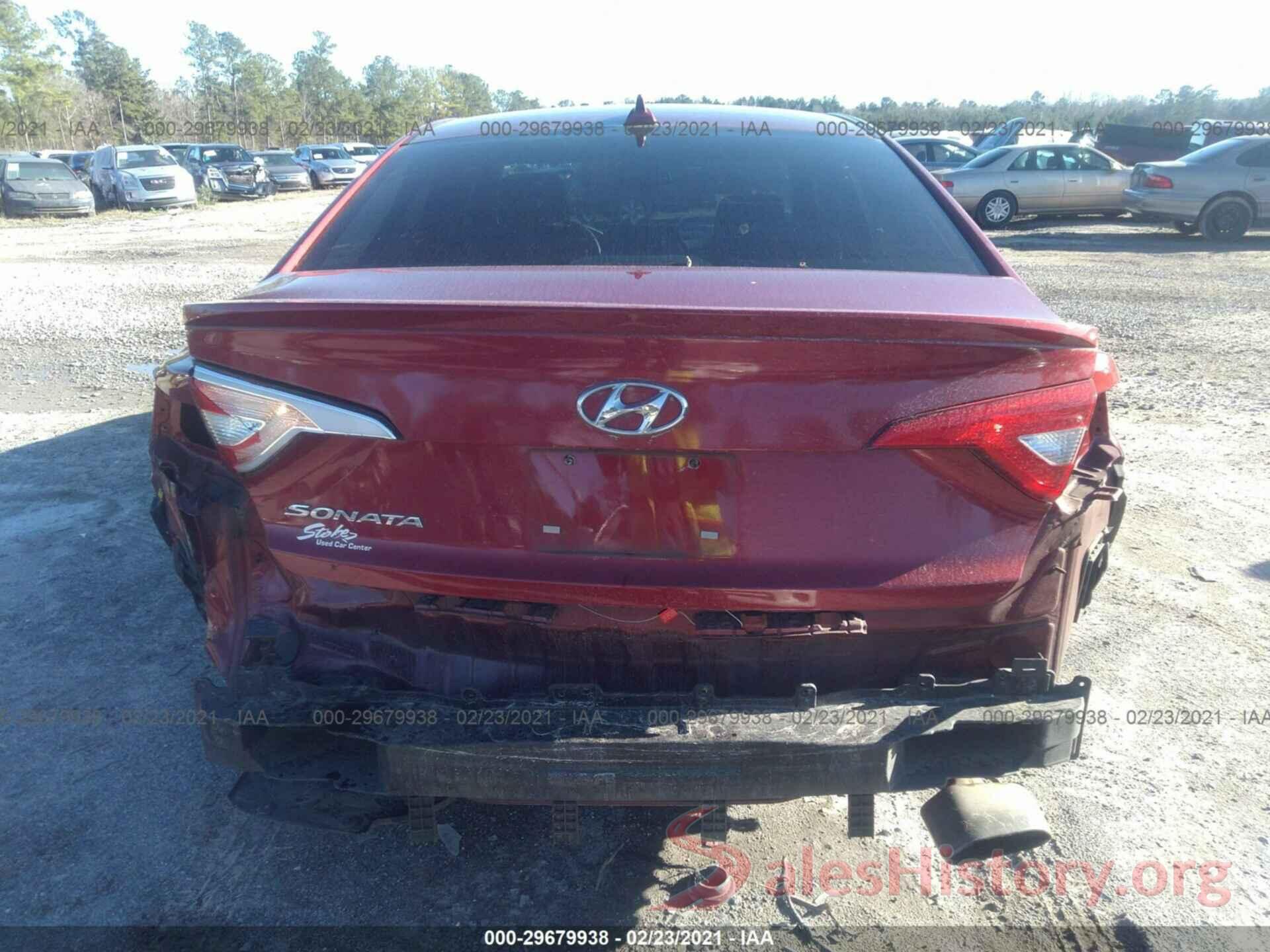 5NPE24AF9GH269833 2016 HYUNDAI SONATA