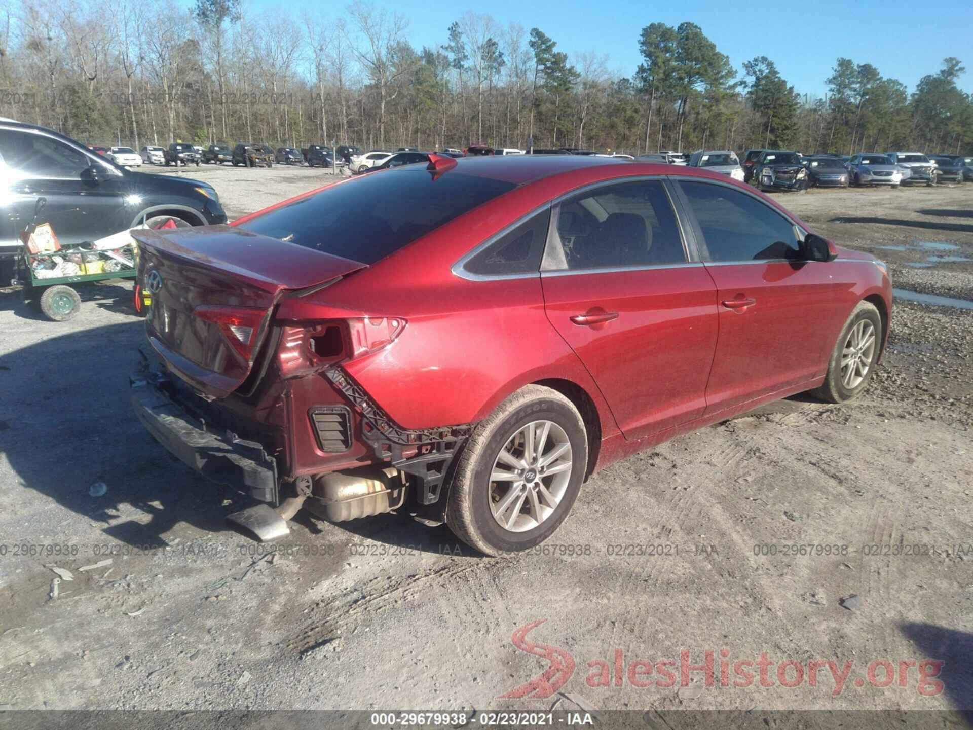 5NPE24AF9GH269833 2016 HYUNDAI SONATA