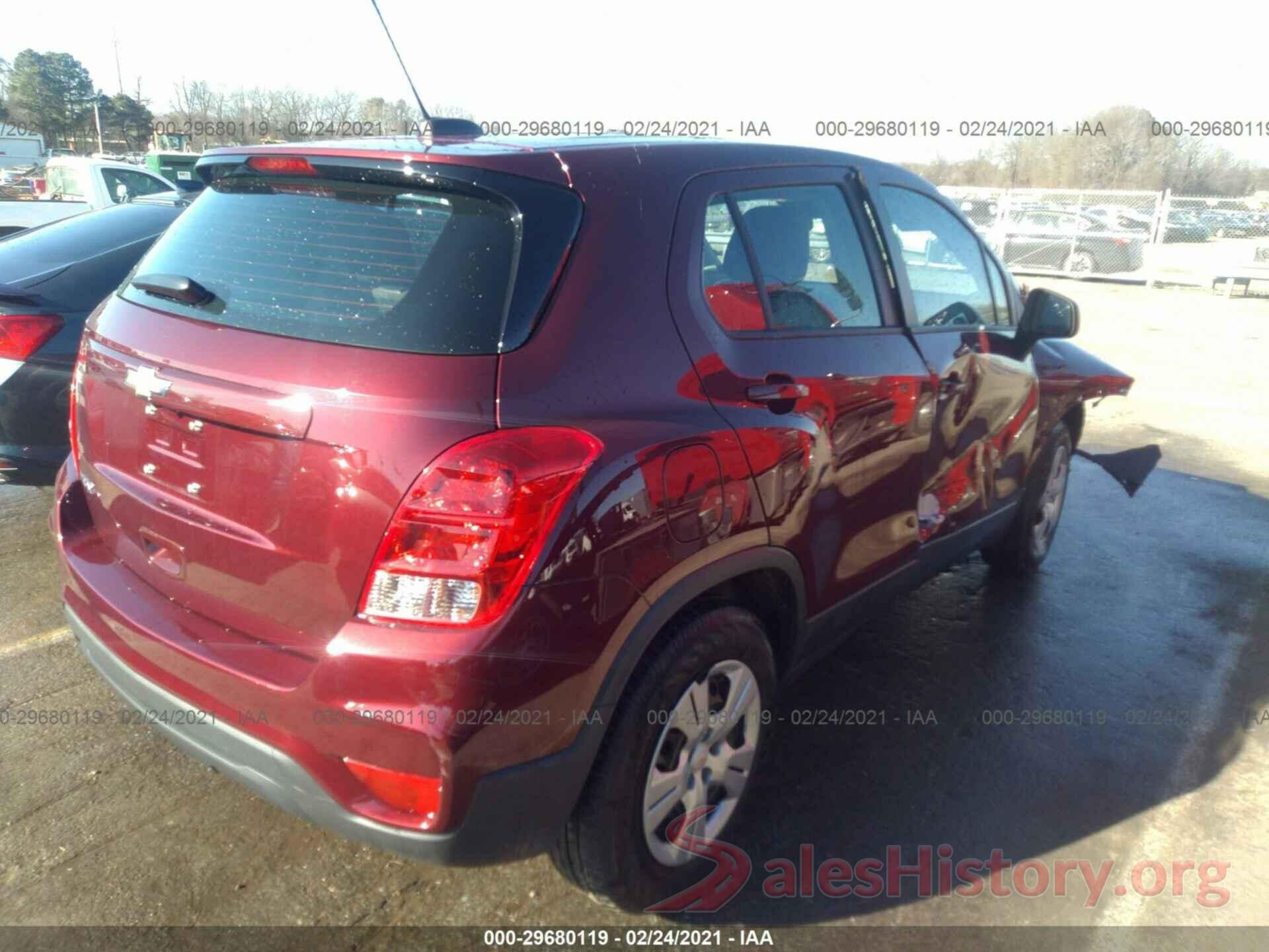 3GNCJKSB0HL275085 2017 CHEVROLET TRAX