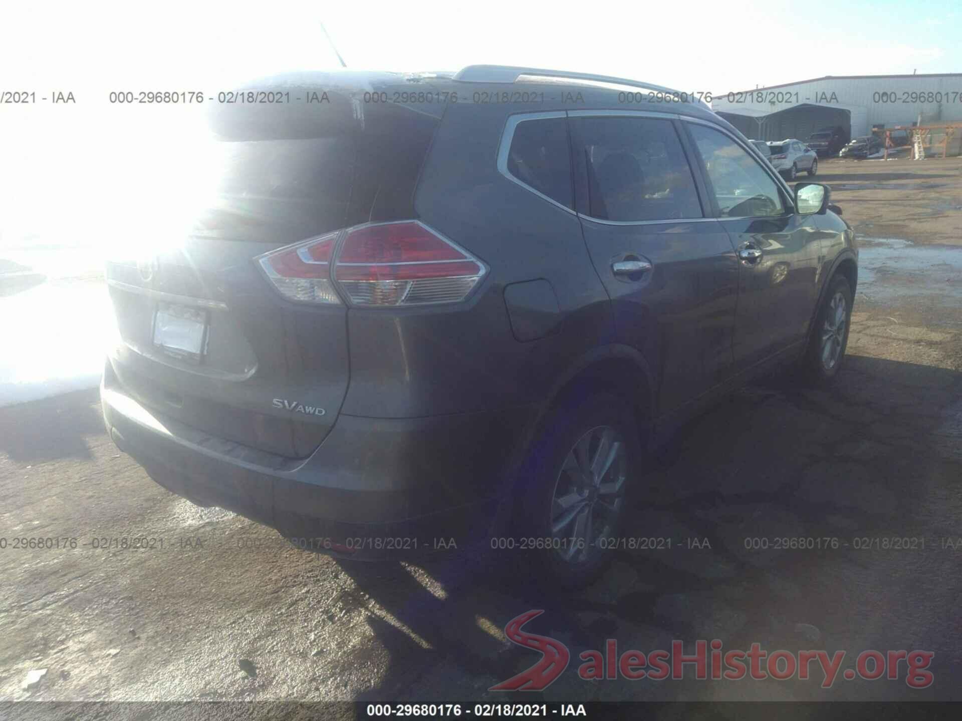 JN8AT2MV2GW136901 2016 NISSAN ROGUE