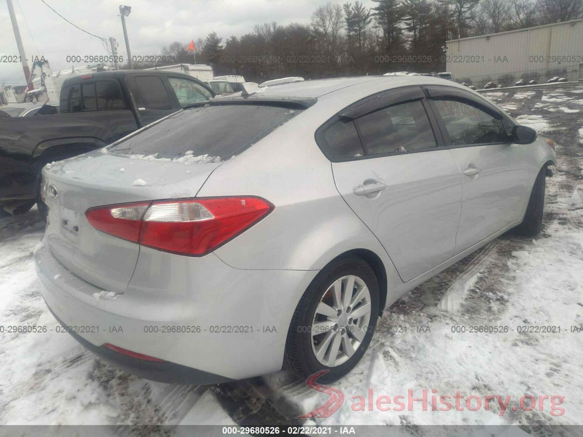 KNAFX4A6XG5566256 2016 KIA FORTE