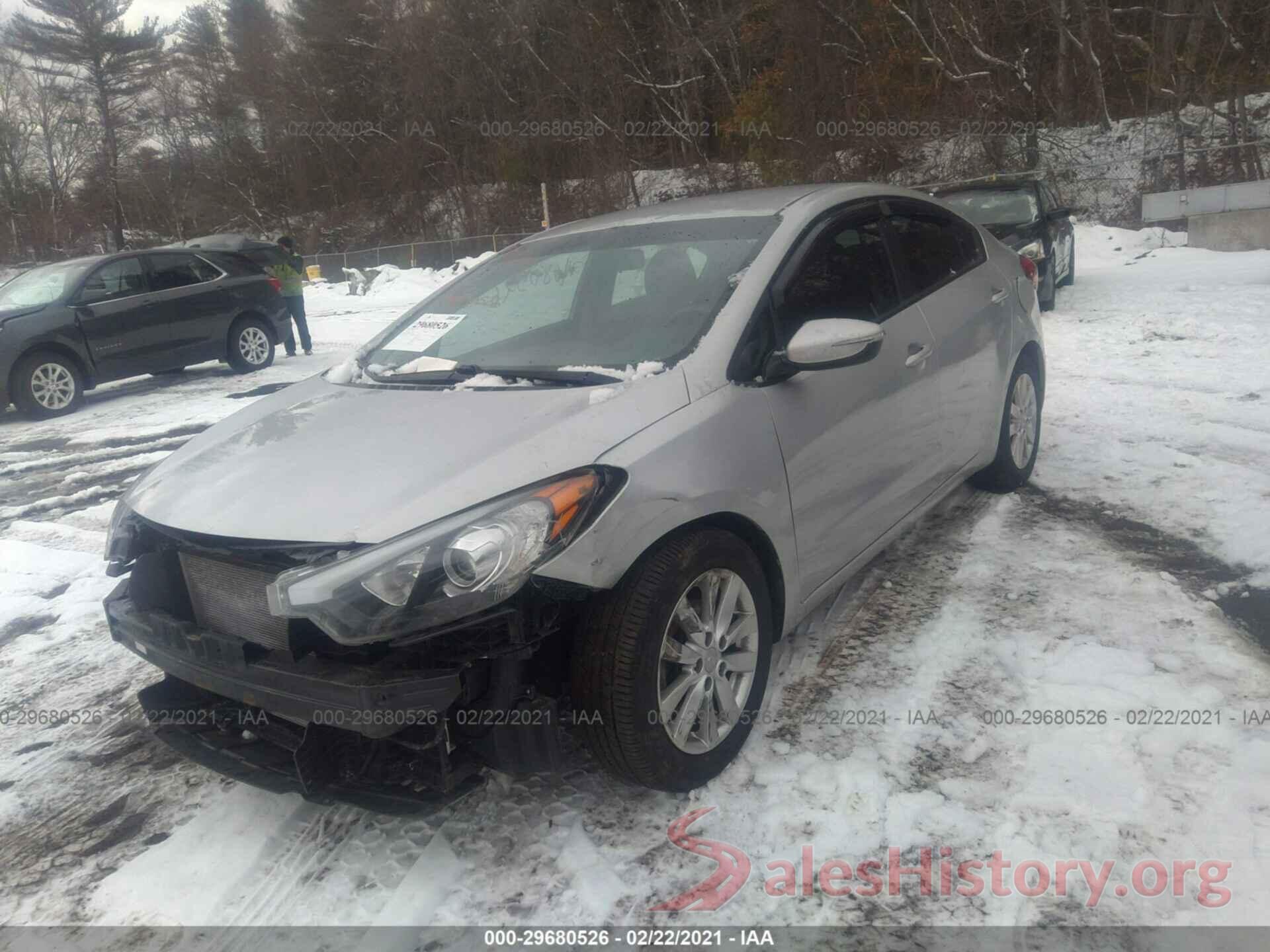 KNAFX4A6XG5566256 2016 KIA FORTE