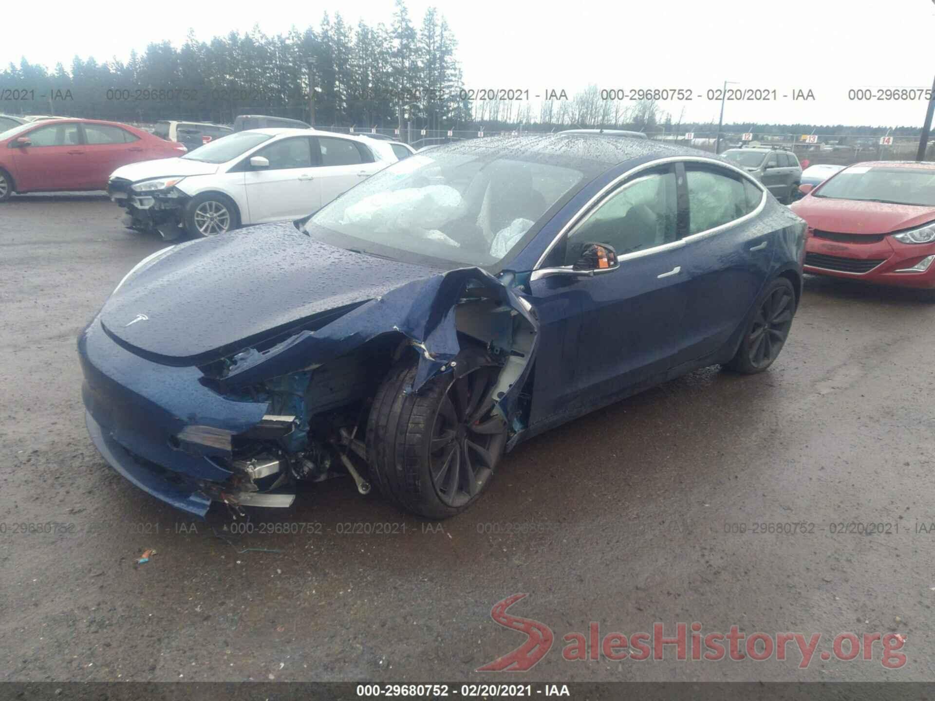 5YJ3E1EC8LF719414 2020 TESLA MODEL 3