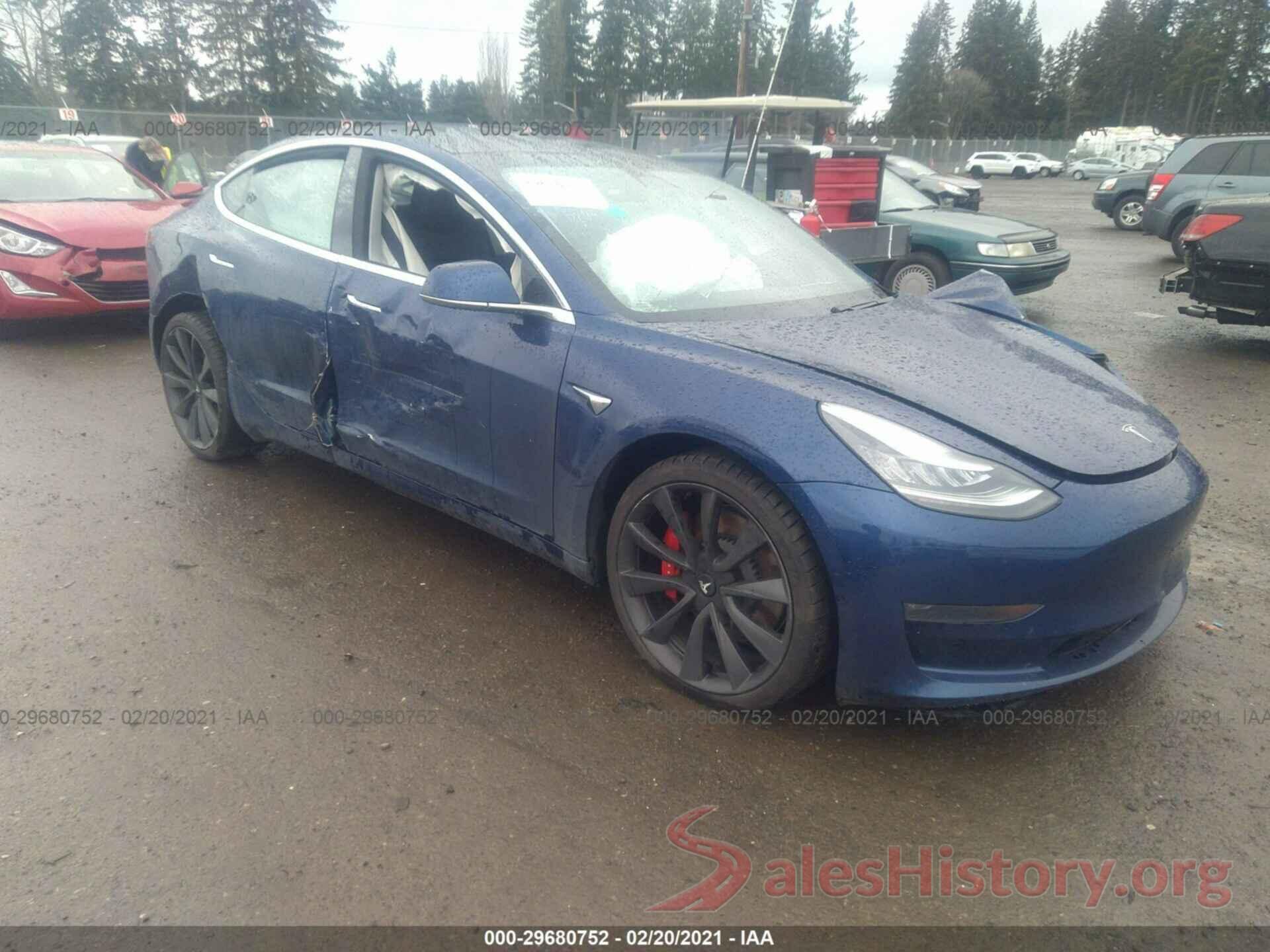 5YJ3E1EC8LF719414 2020 TESLA MODEL 3