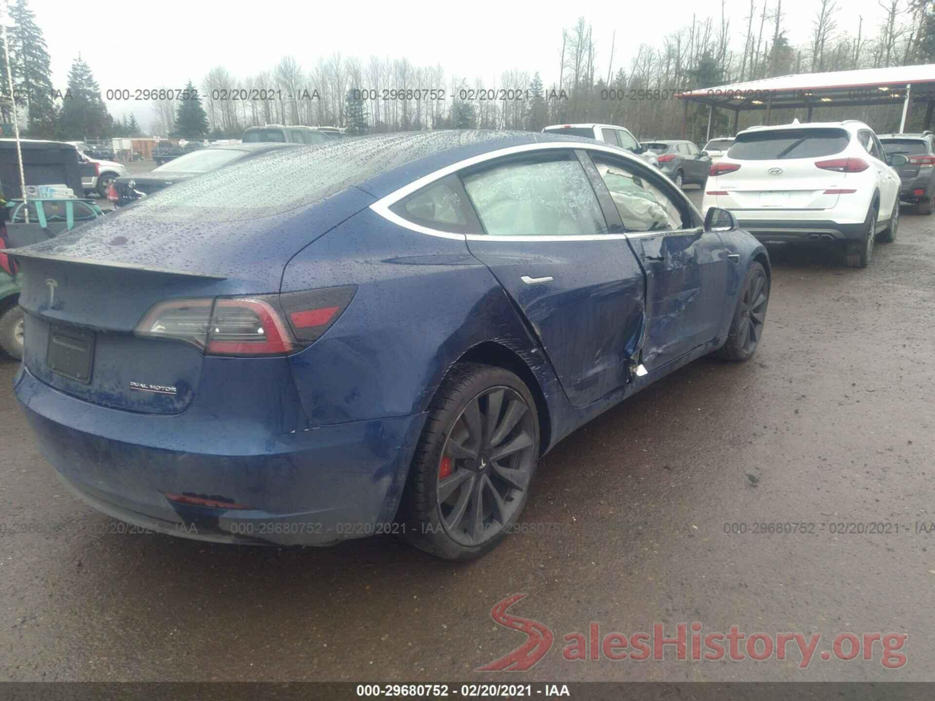 5YJ3E1EC8LF719414 2020 TESLA MODEL 3