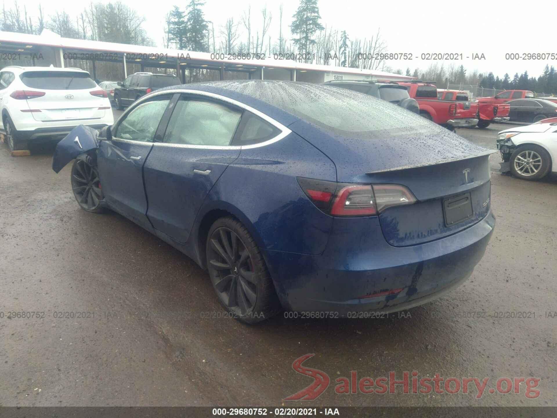 5YJ3E1EC8LF719414 2020 TESLA MODEL 3