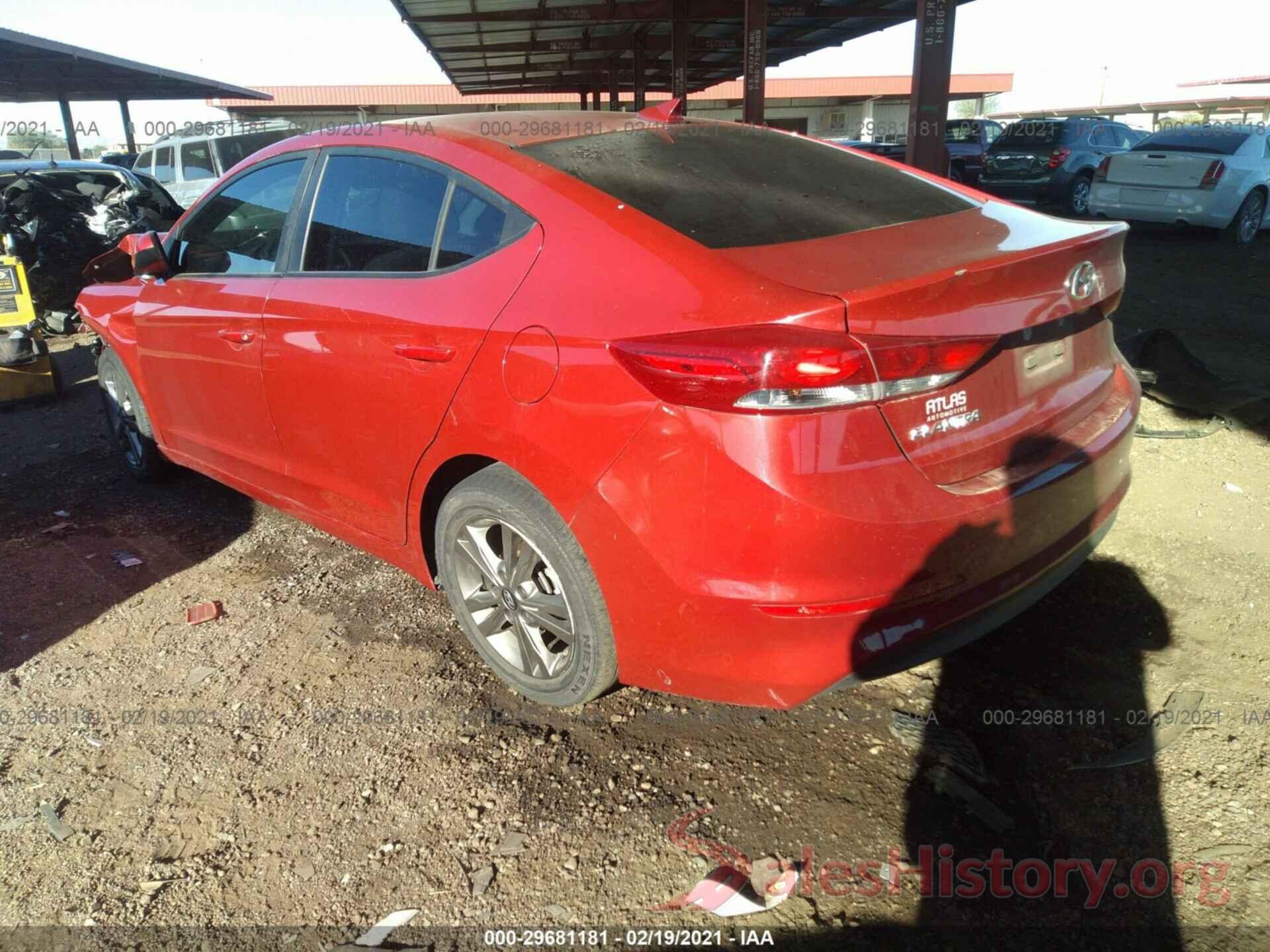 5NPD84LF6JH304231 2018 HYUNDAI ELANTRA