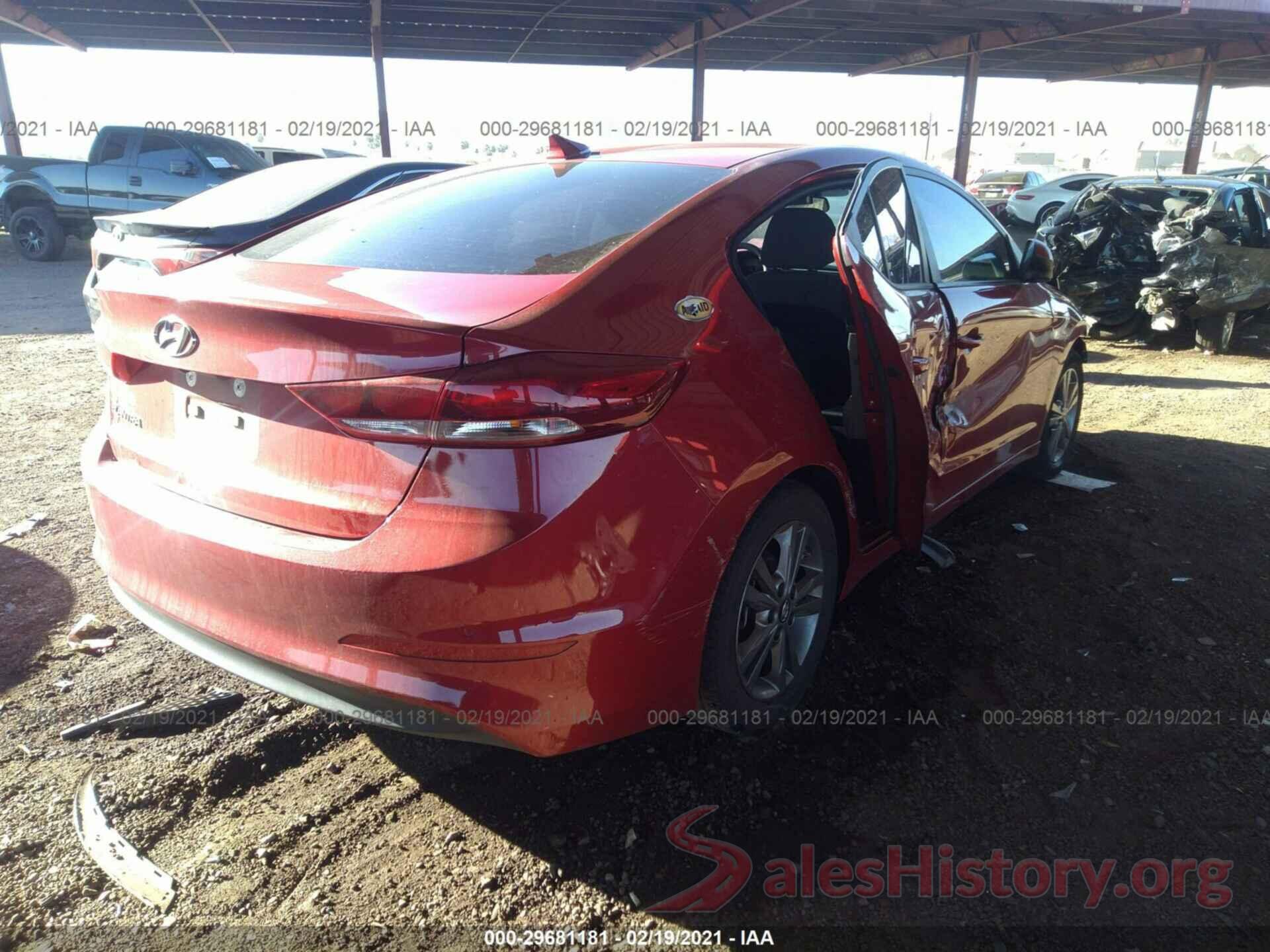 5NPD84LF6JH304231 2018 HYUNDAI ELANTRA