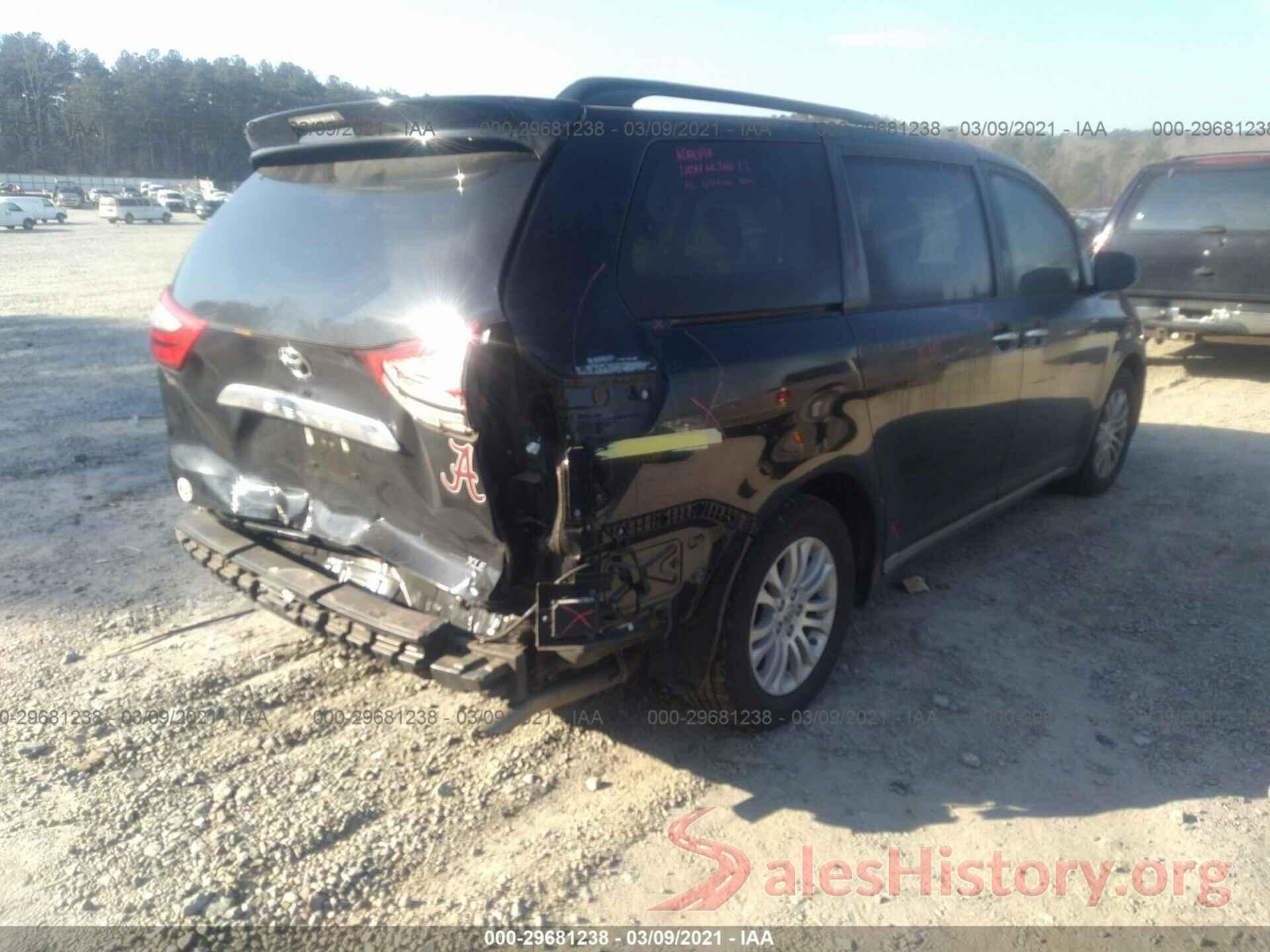 5TDYK3DC4GS739091 2016 TOYOTA SIENNA