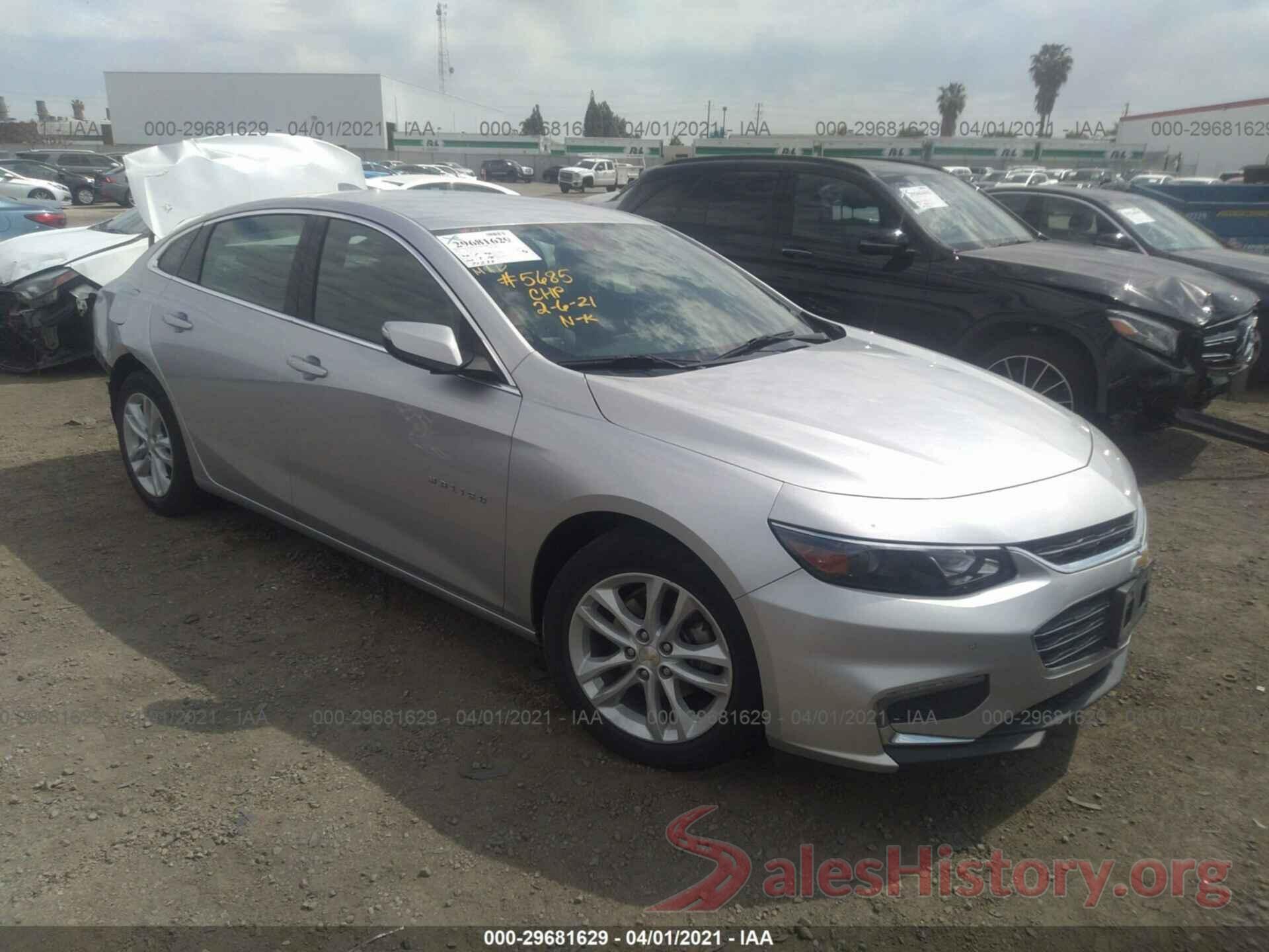 1G1ZJ5SU0GF326429 2016 CHEVROLET MALIBU