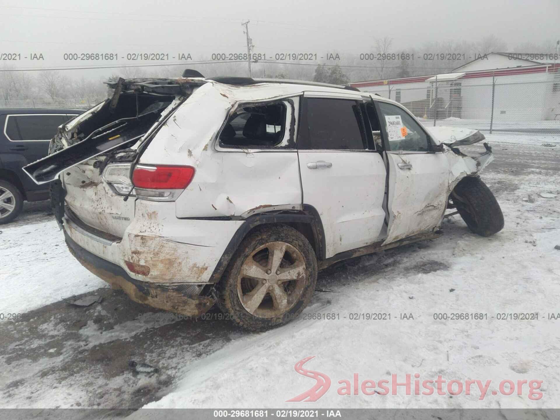 1C4RJFBG7GC302931 2016 JEEP GRAND CHEROKEE