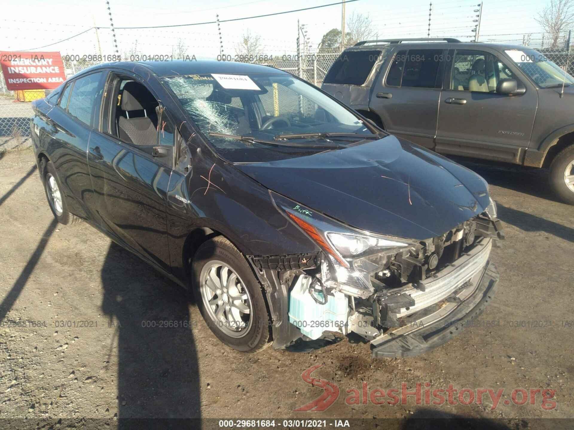 JTDKBRFU2H3034890 2017 TOYOTA PRIUS