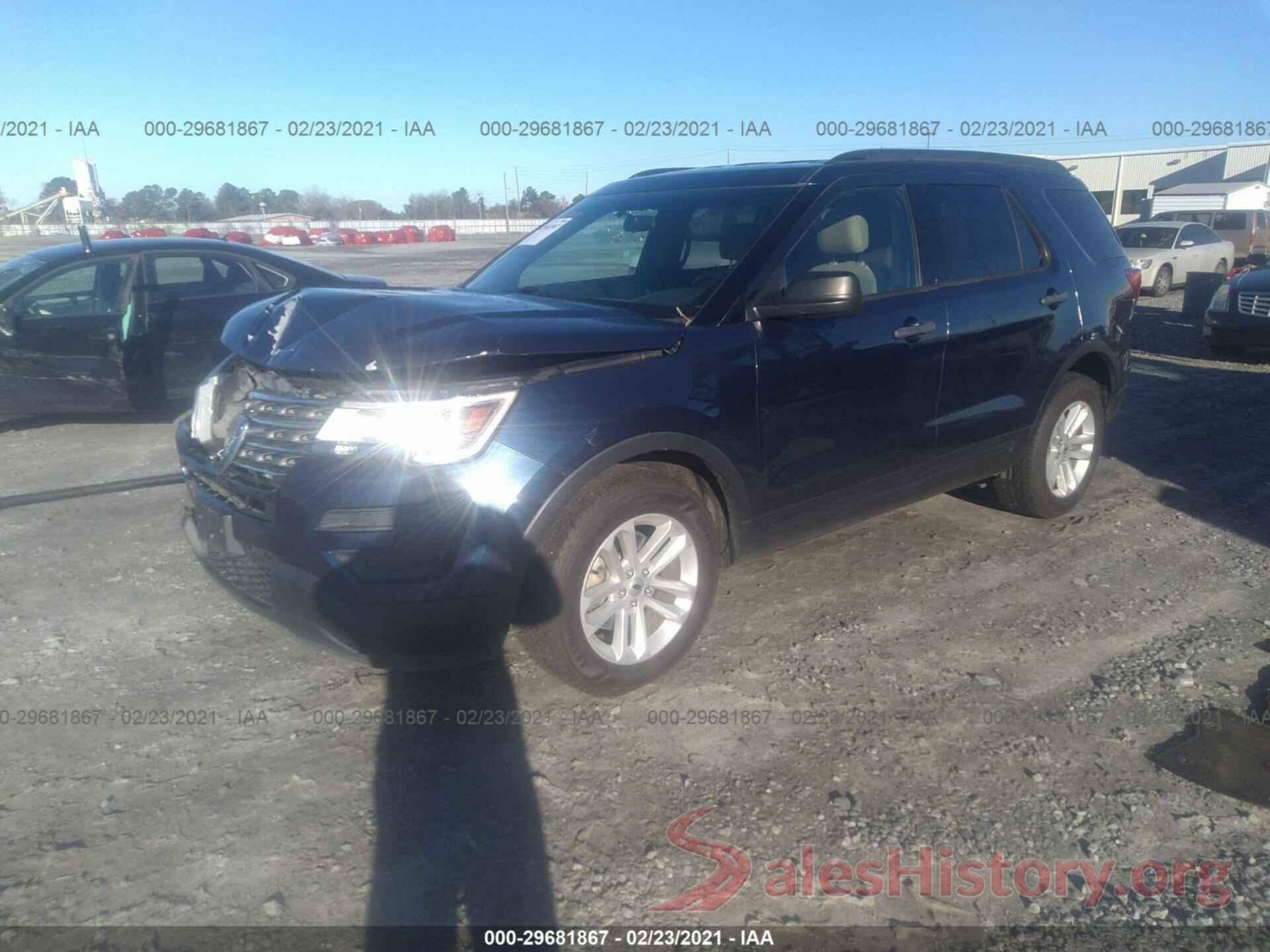 1FM5K8B84GGA20332 2016 FORD EXPLORER