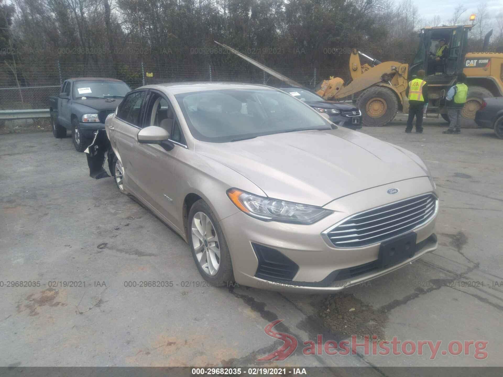 3FA6P0LU1KR187908 2019 FORD FUSION HYBRID